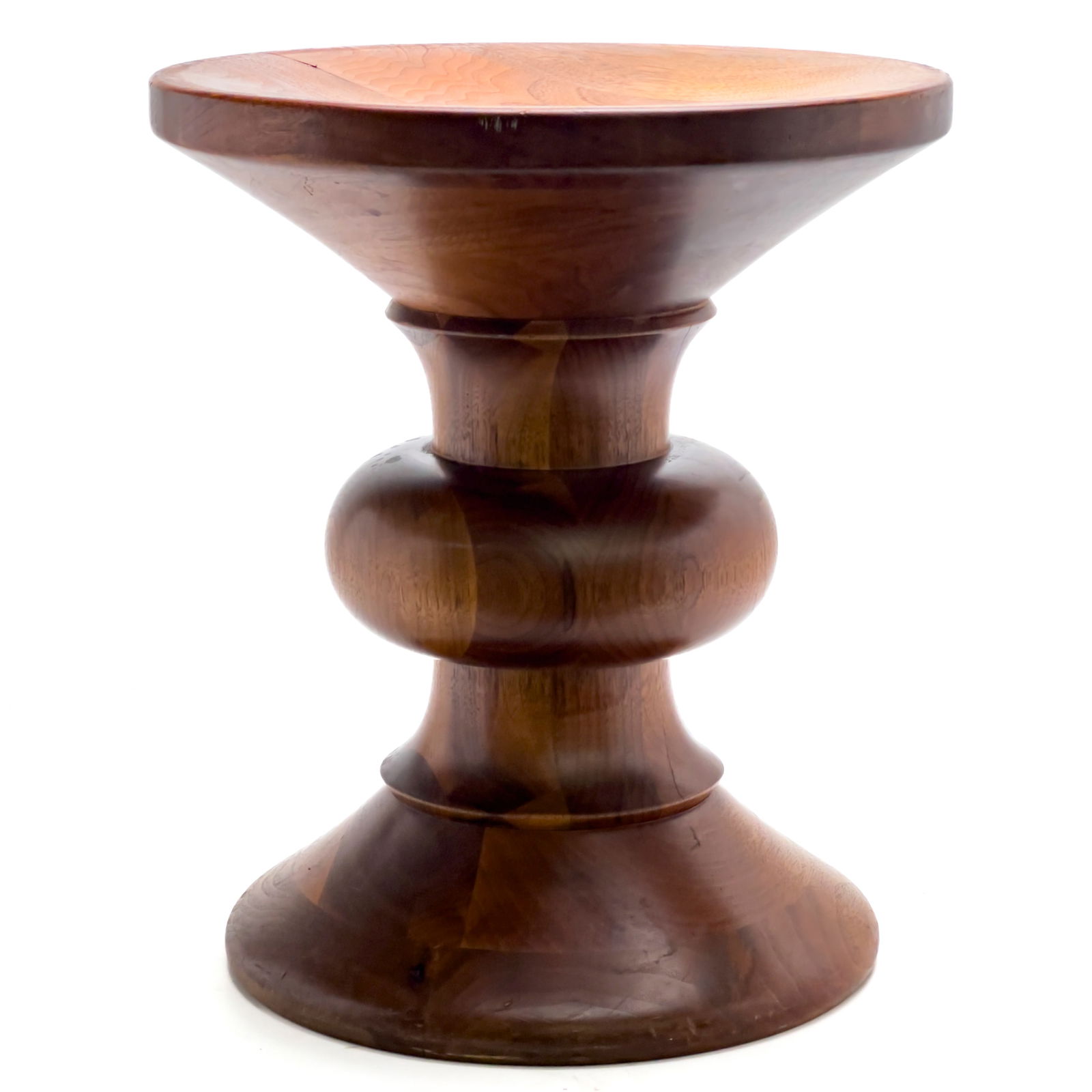 Charles and Ray Eames - Time Life Stool: Lot 110 Charles and Ray Eames American (20th Century) Time Life Stool walnut Stool by Charles and Ray Eames for Herman Miller 15 x 13 x 13 inches Provenance: From the Estate of Joyce Kootz, wife of Ga