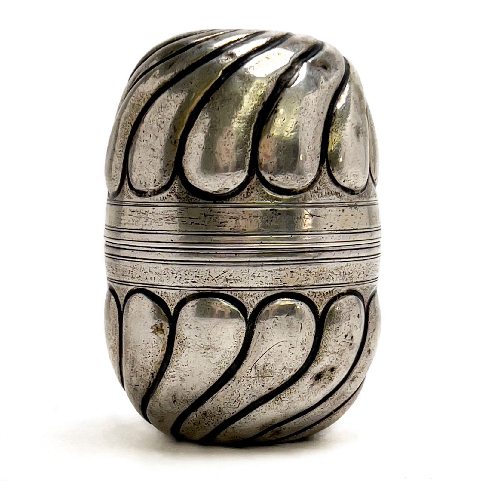 German Silver Repousse Double Cup (1 of 5)