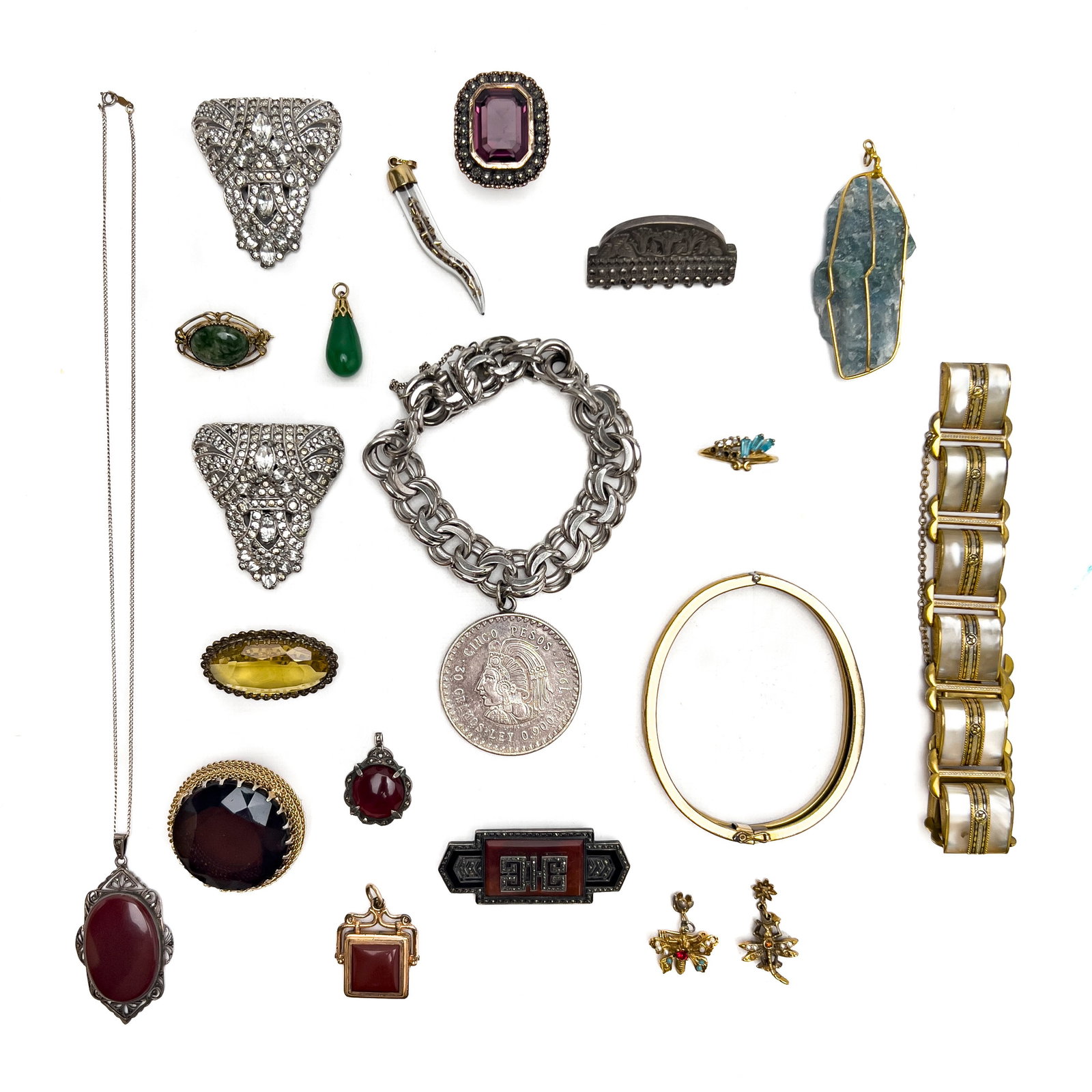 Fine and Costume Jewelry, Group of 20 (1 of 8)