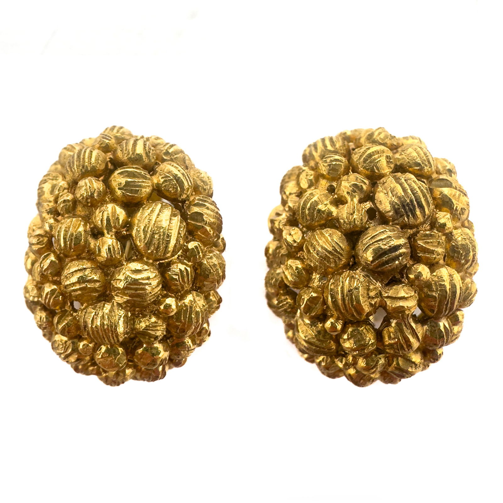 David Webb - Gold Earrings (1 of 2)