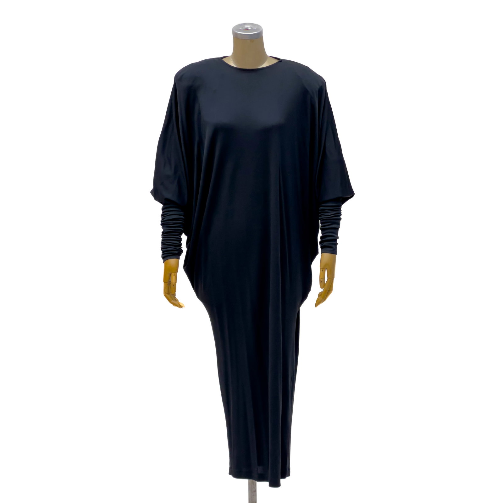 Norma Kamali - Black Dress with Long Sleeves (1 of 5)