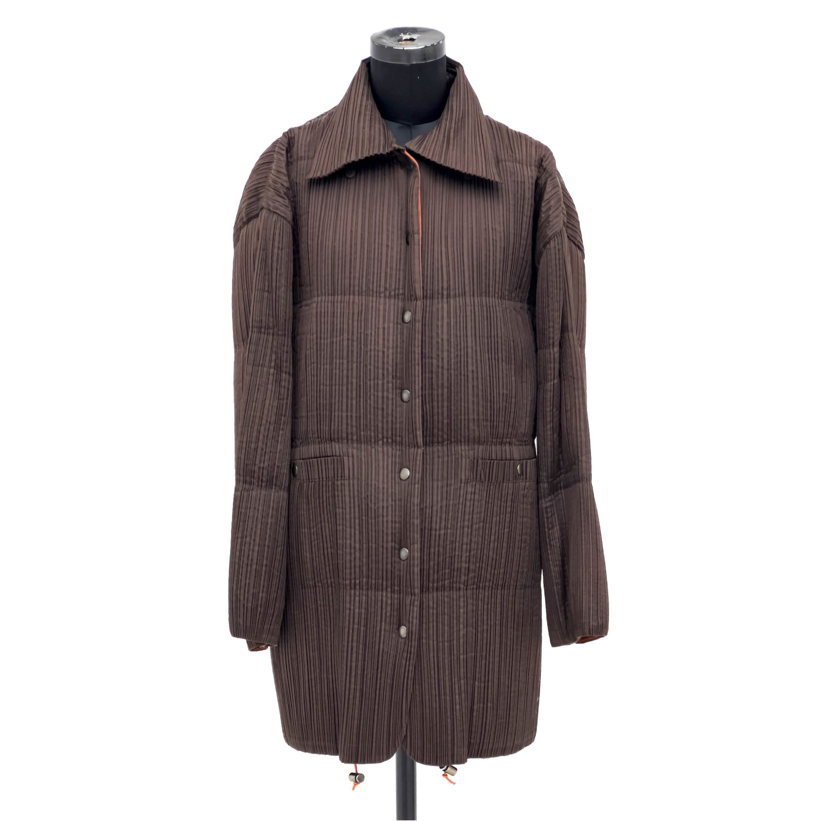 Issey Miyake - Pleats Please Brown Parka (1 of 4)
