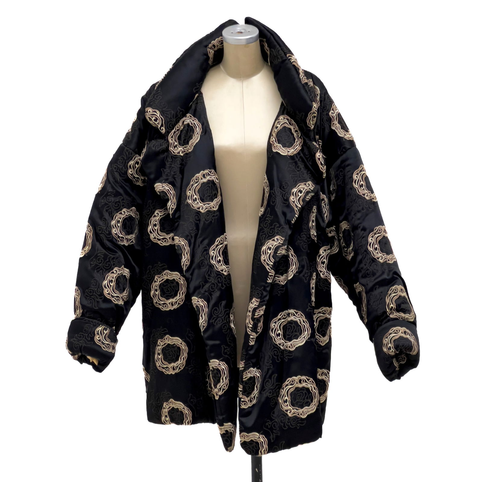 Norma Kamali - Silk Oversized Coat (1 of 7)