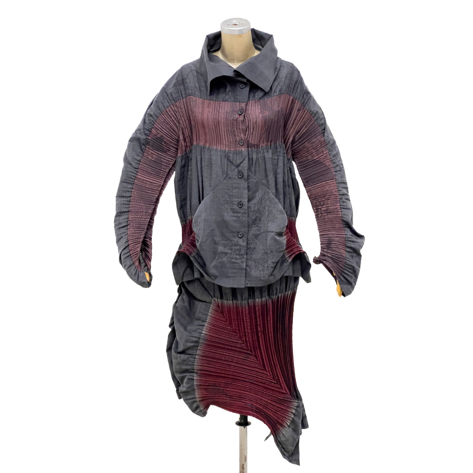 Issey Miyake - Fête Blouse and Skirt Set (1 of 6)