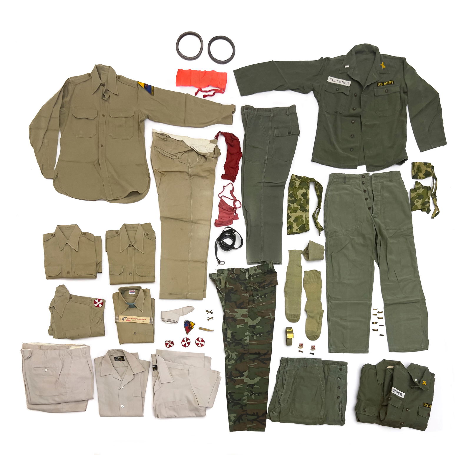 Large Group of US Army Uniforms (1 of 8)