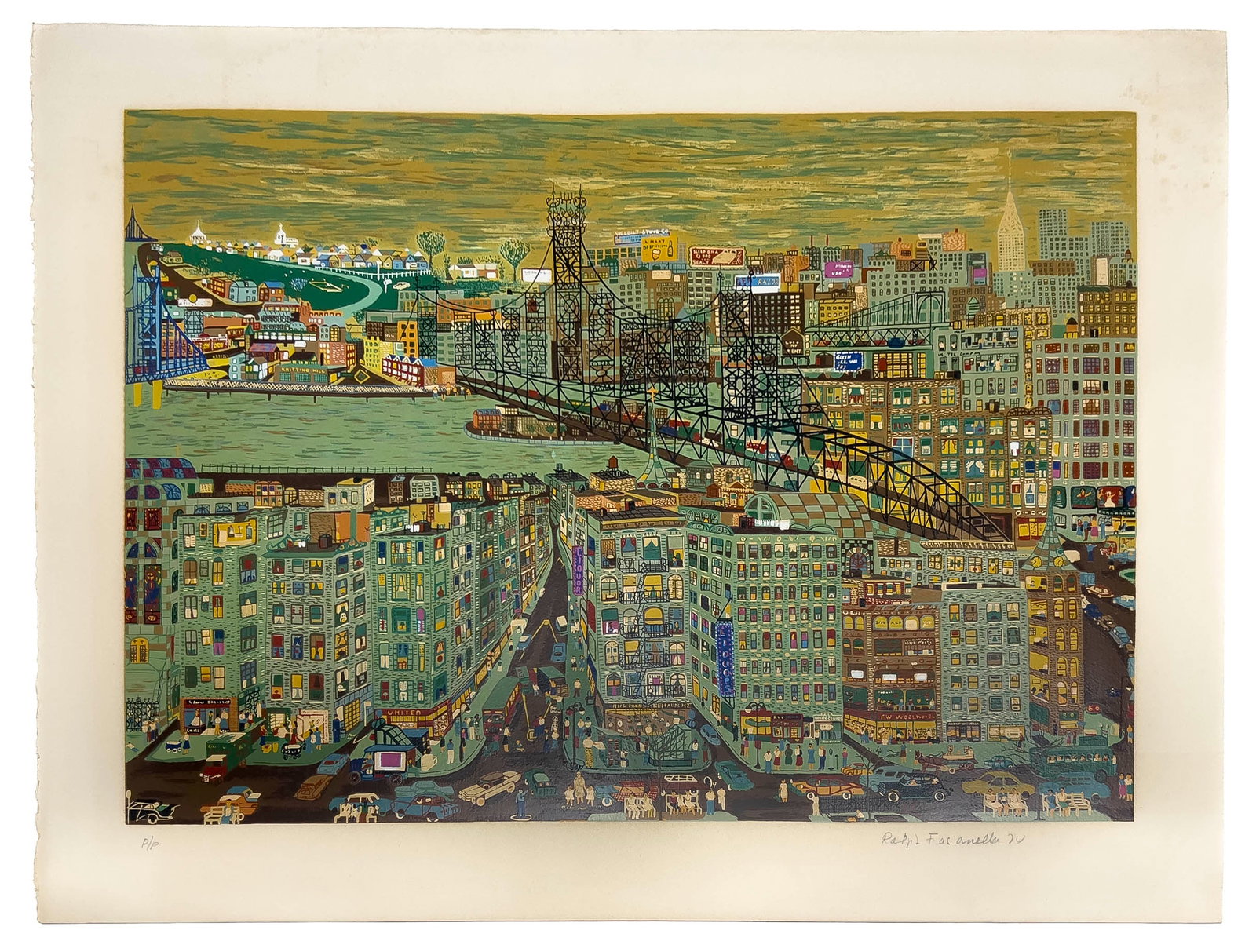 Ralph Fasanella - Bridges (1 of 3)