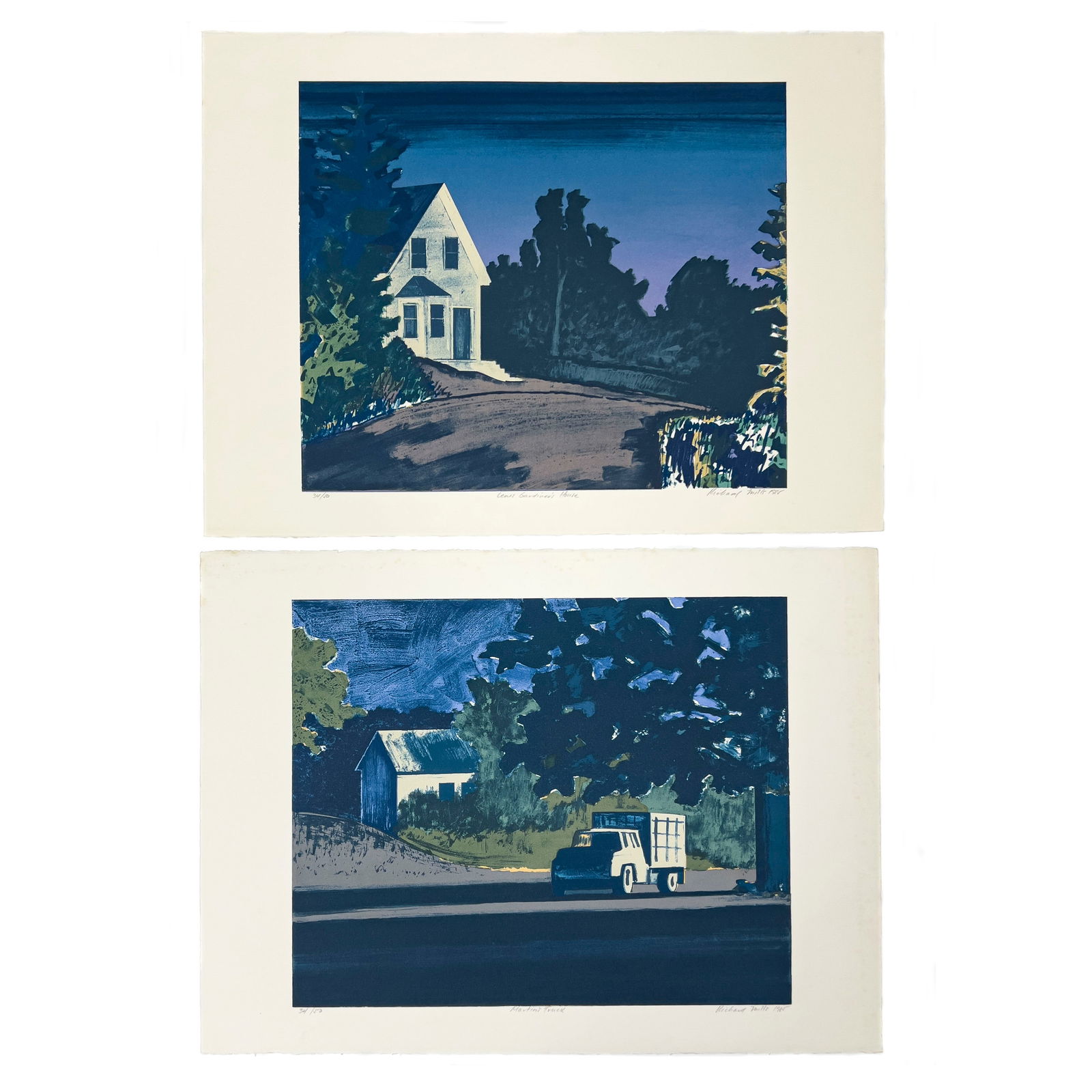 Richard Mills - Night Scenes, 2 Prints (1 of 5)