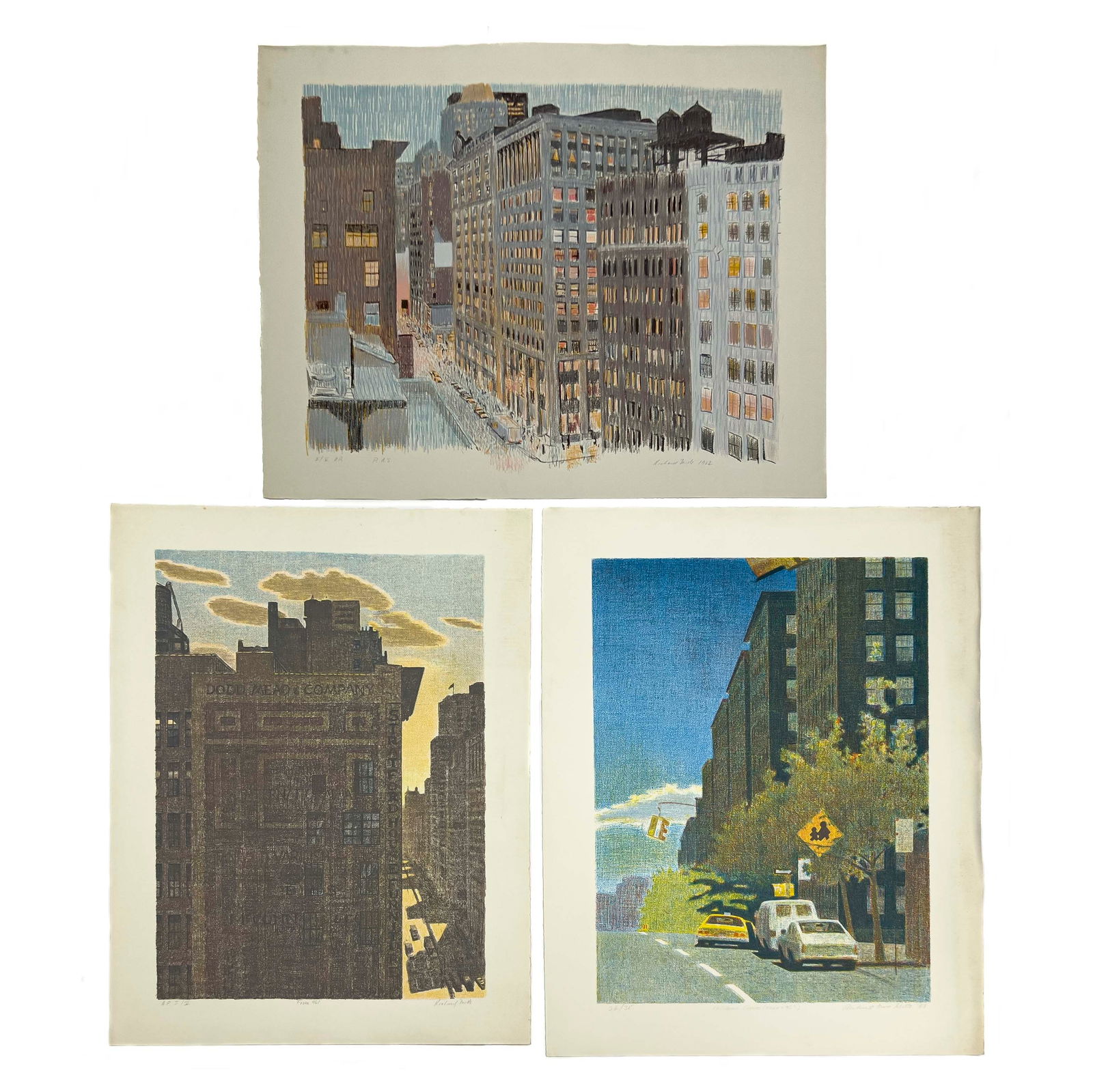 Richard Mills - New York City Scenes, 3 Prints (1 of 5)