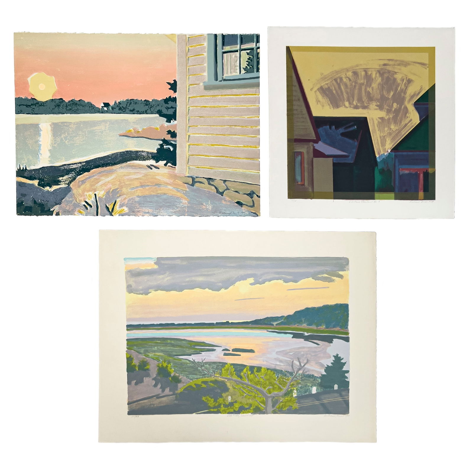 Richard Mills - Coastal Scenes, 3 Prints (1 of 5)