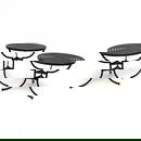 McKinnon & Harris - Cafe Tables, Group of 3