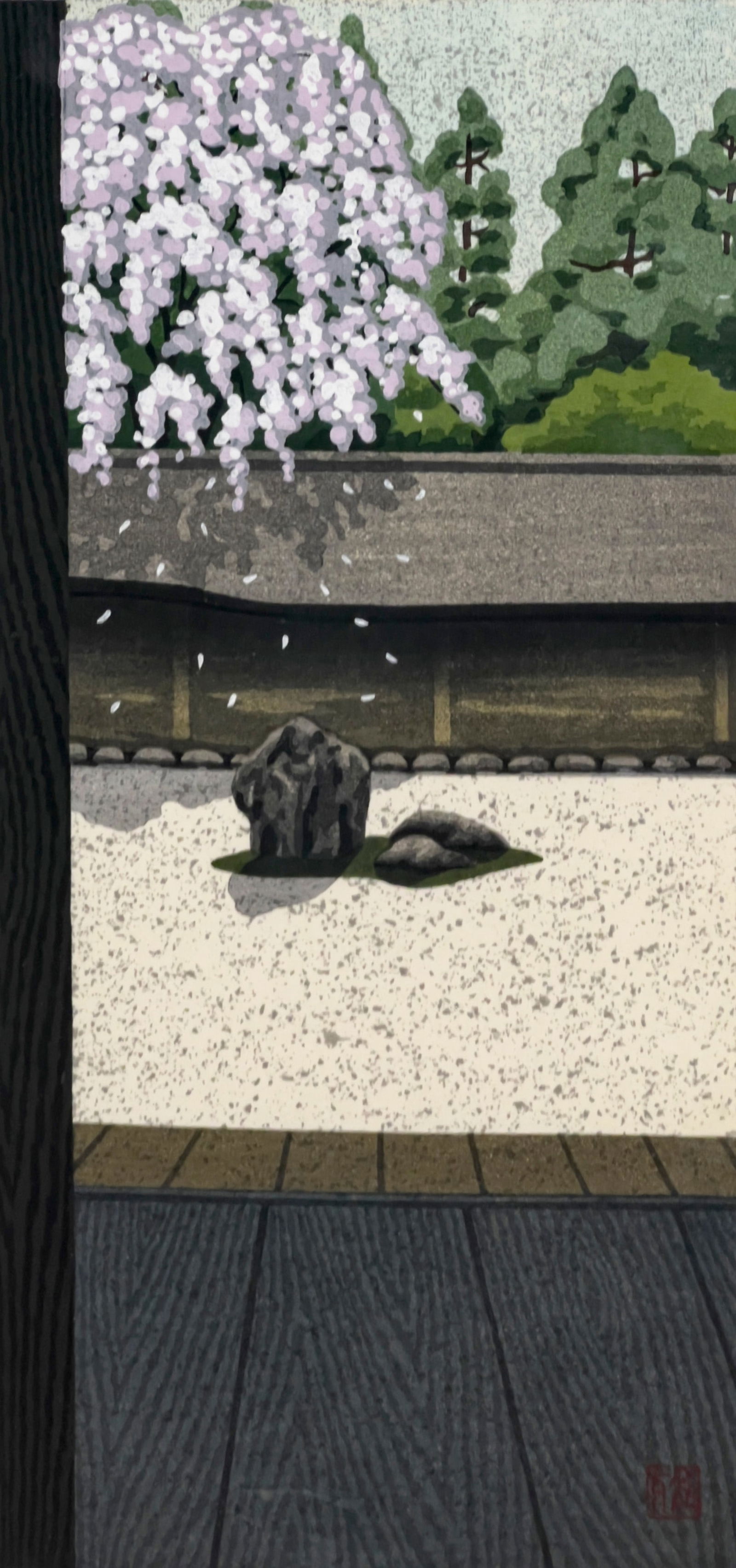 Masao Id  - Untitled (Garden Scene) (1 of 3)