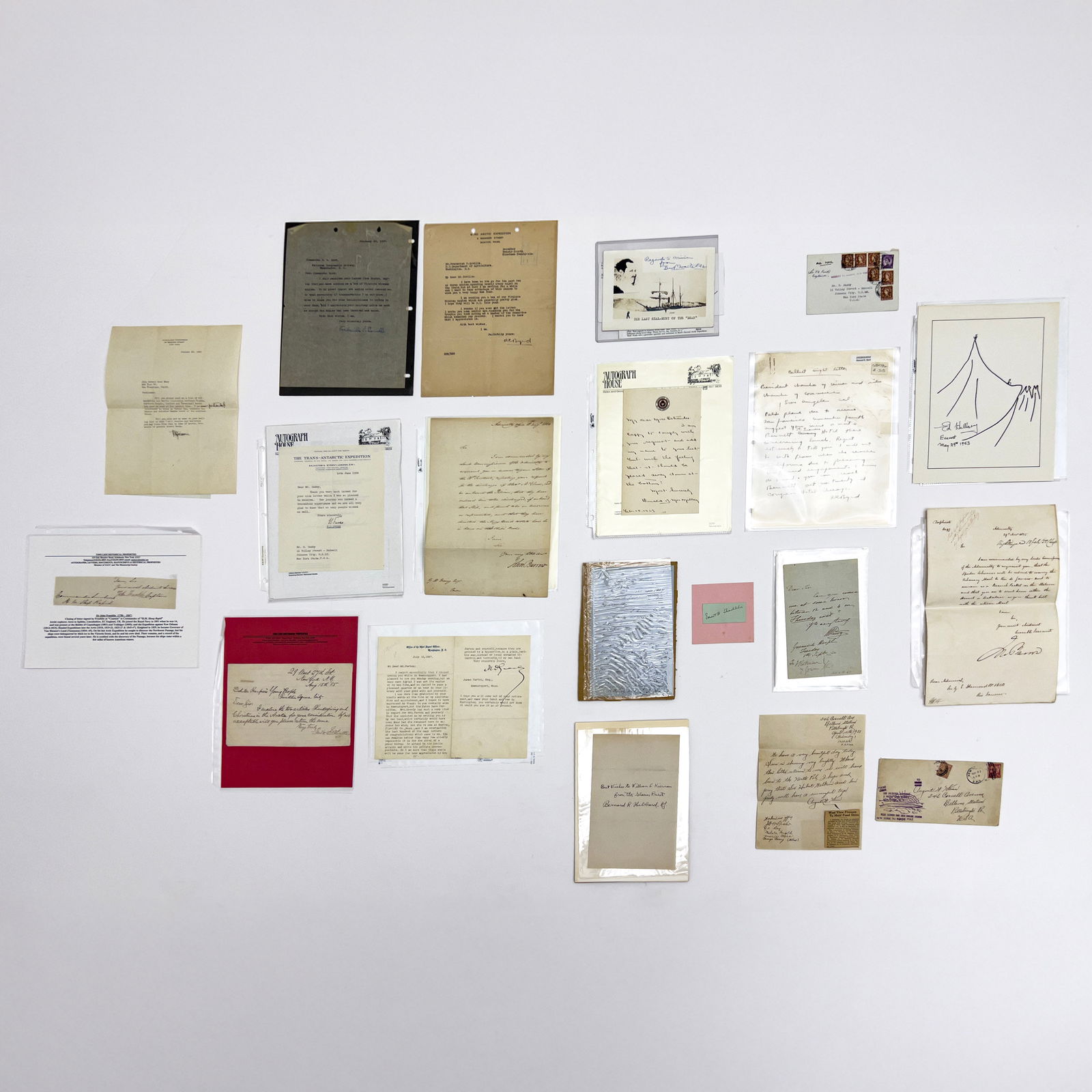 Arctic Explorers and Mountaineers, Autograph Group (1 of 4)