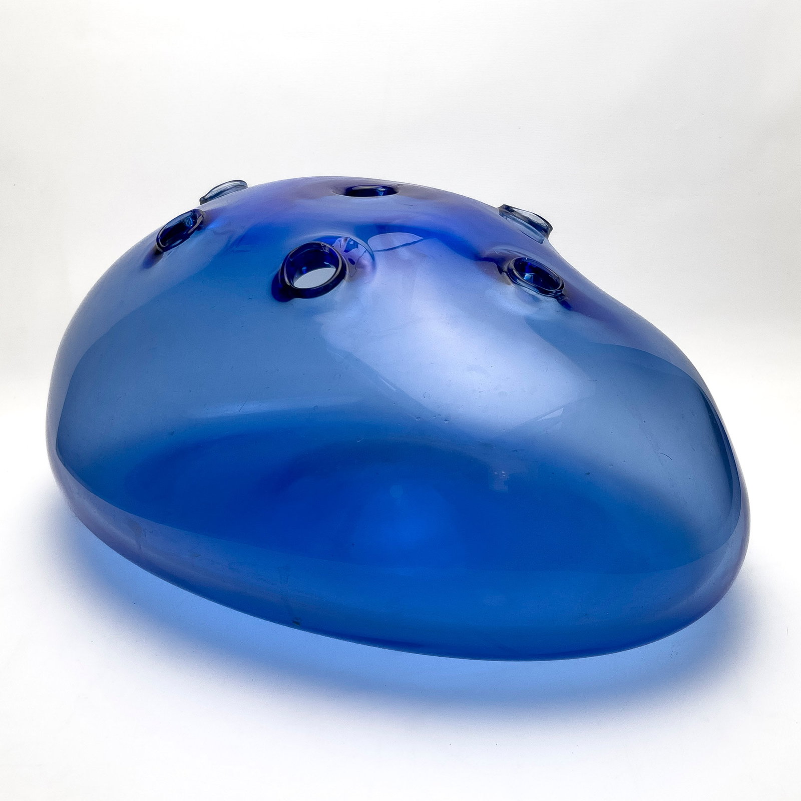 Ingo Maurer - Sassoft Hand Shaped Vase: Lot 4 Ingo Maurer German (1932-2019) Sassoft Hand Shaped Vase (2001) glass signature on bottom, 5/15 7 1/4 x 16 1/2 inches Provenance: From a Private SoHo Collections