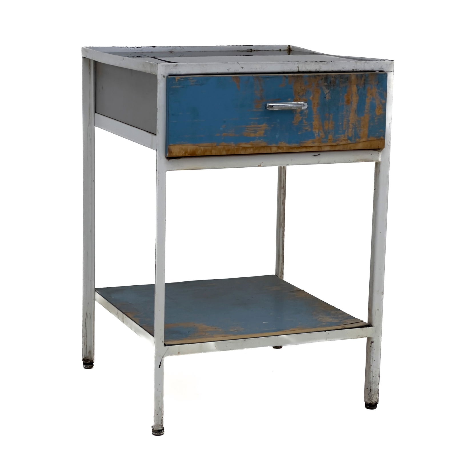 George Nelson - Steel Frame Nightstand Model 4051 For Herman Miller (1 of 5)