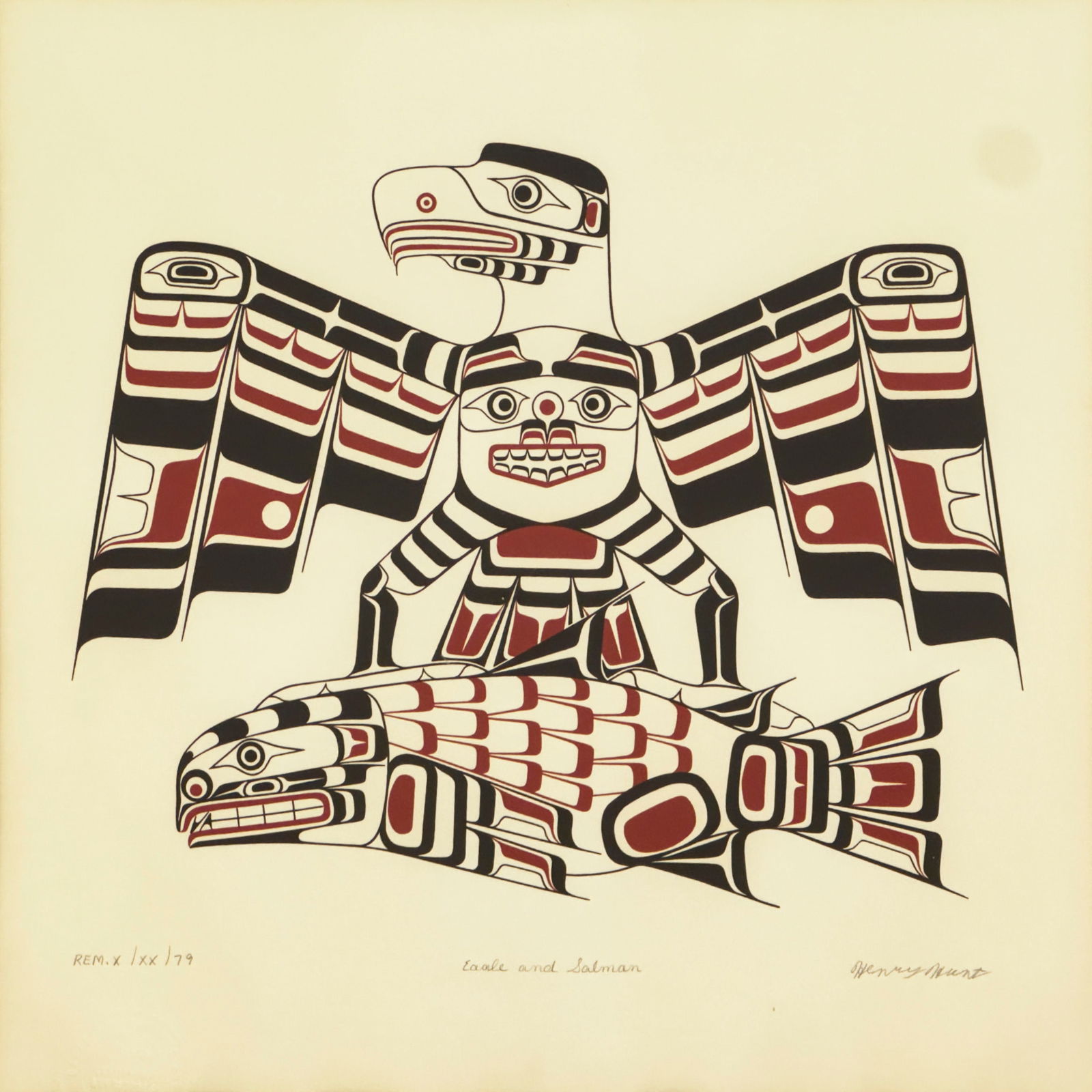 Henry Hunt - Eagle and Salmon (1 of 5)