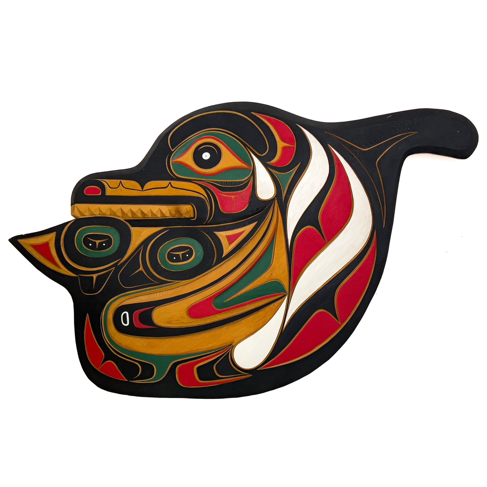 Floyd ”Tyee” Joseph - Killer Whale: Lot 53 Floyd ”Tyee” Joseph American (b. 1953) Killer Whale carved wood, paint signed verso 34 x 21 inches Provenance: From a Greenwich Connecticut Collection