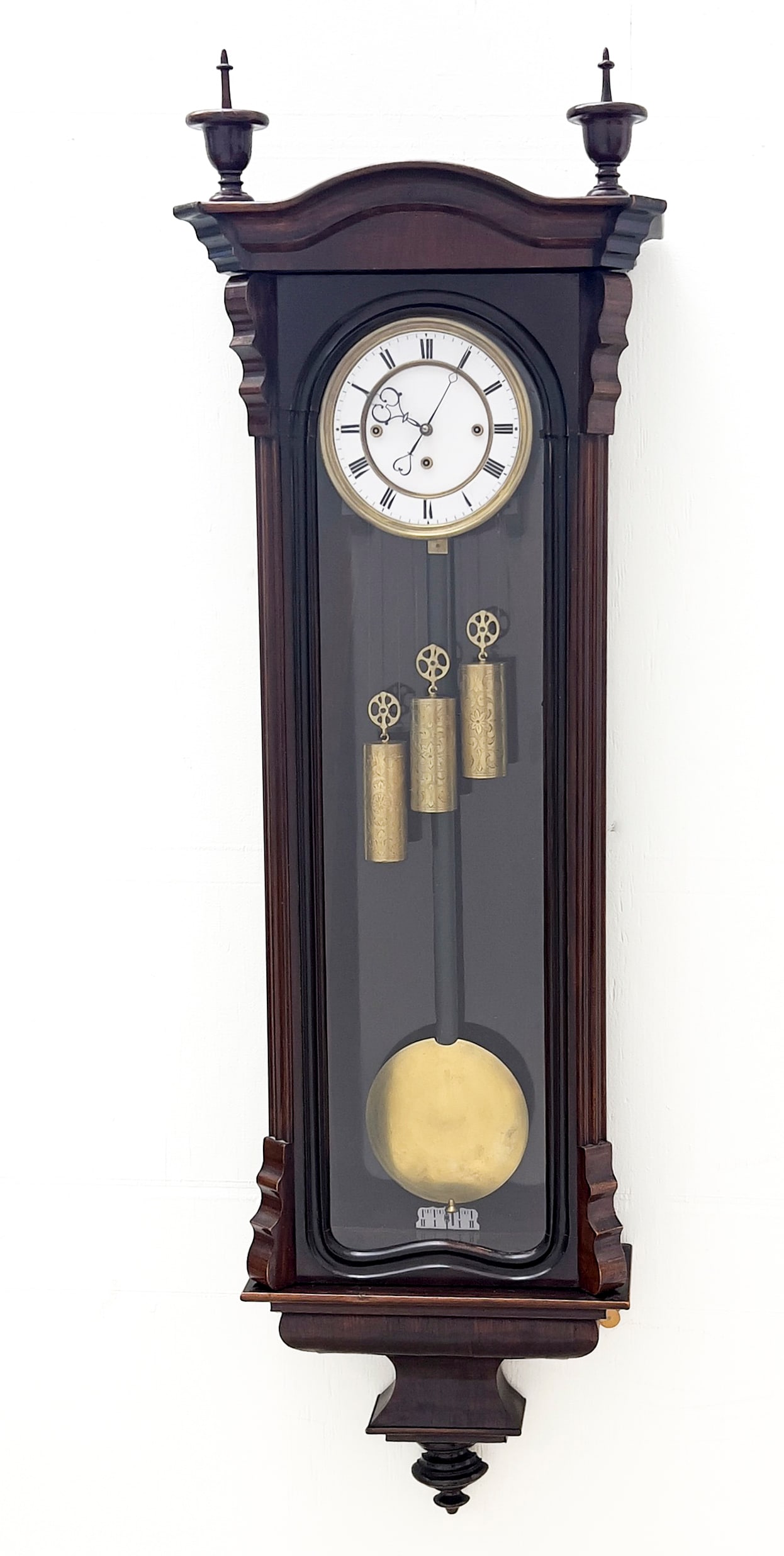 Three Weight, Vienna Regulator Wall Clock (1 of 4)