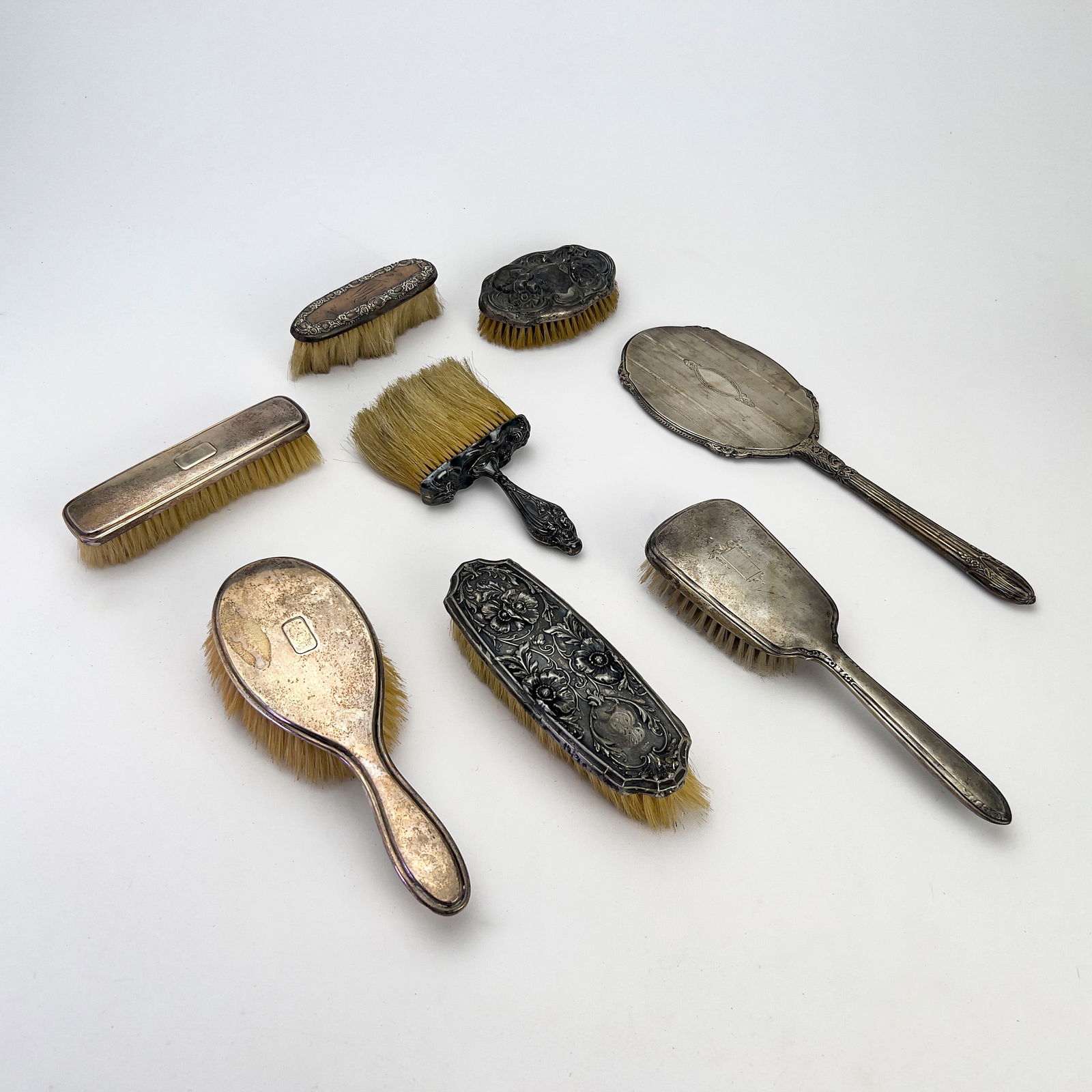Silver Vanity Items, Group of 8 (1 of 3)