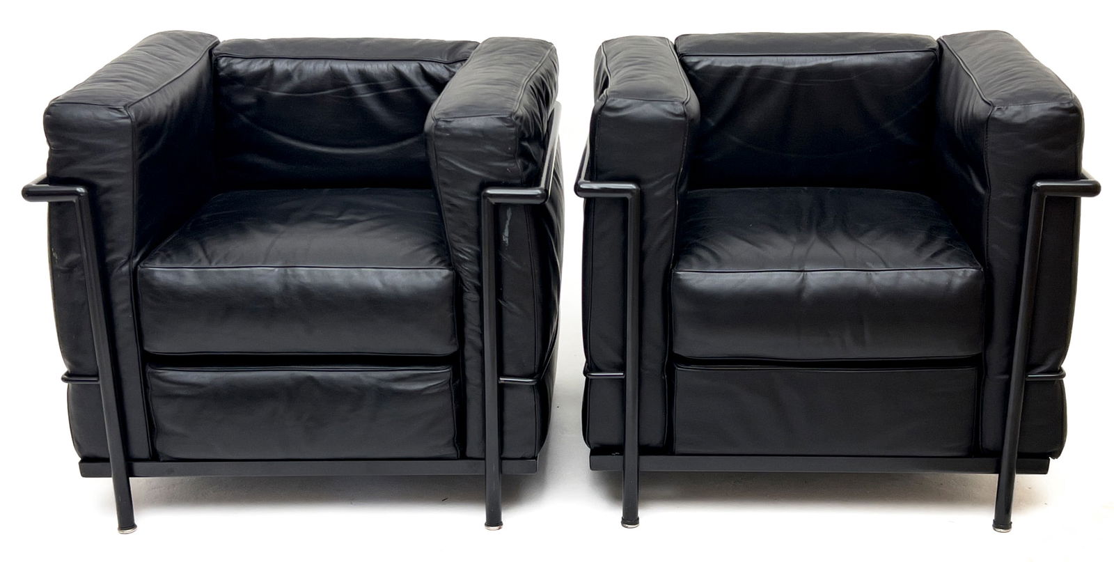 Le Corbusier LC2 style Armchairs, Pair (1 of 7)