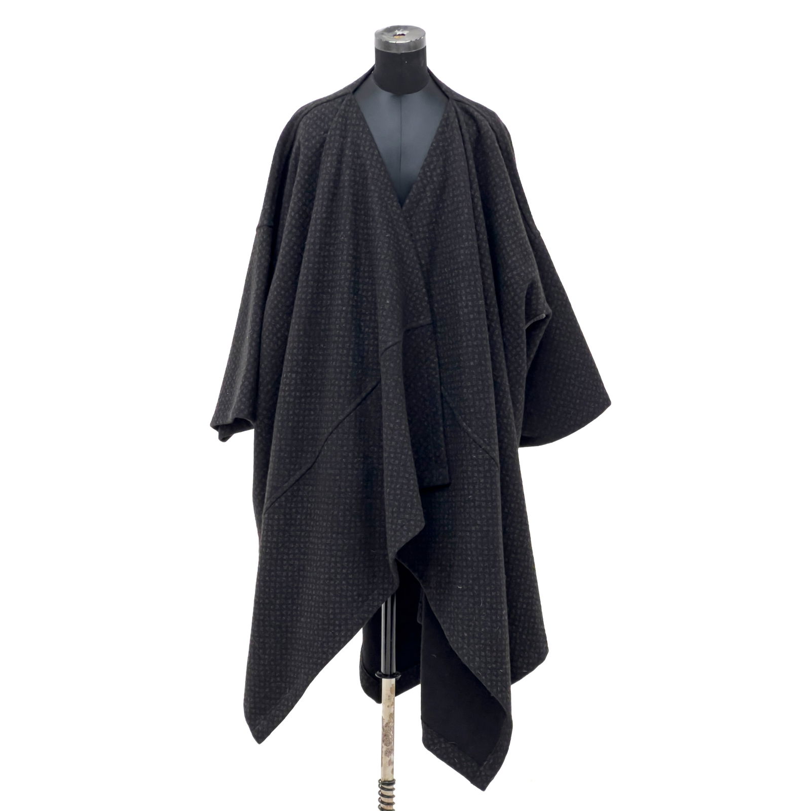 Comme des Garçons - Draped Black Wool Coat (1 of 5)