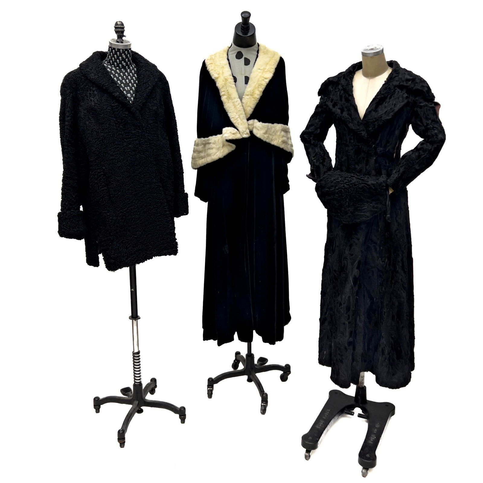 Black Fur Coats, Group of 3 (1 of 8)