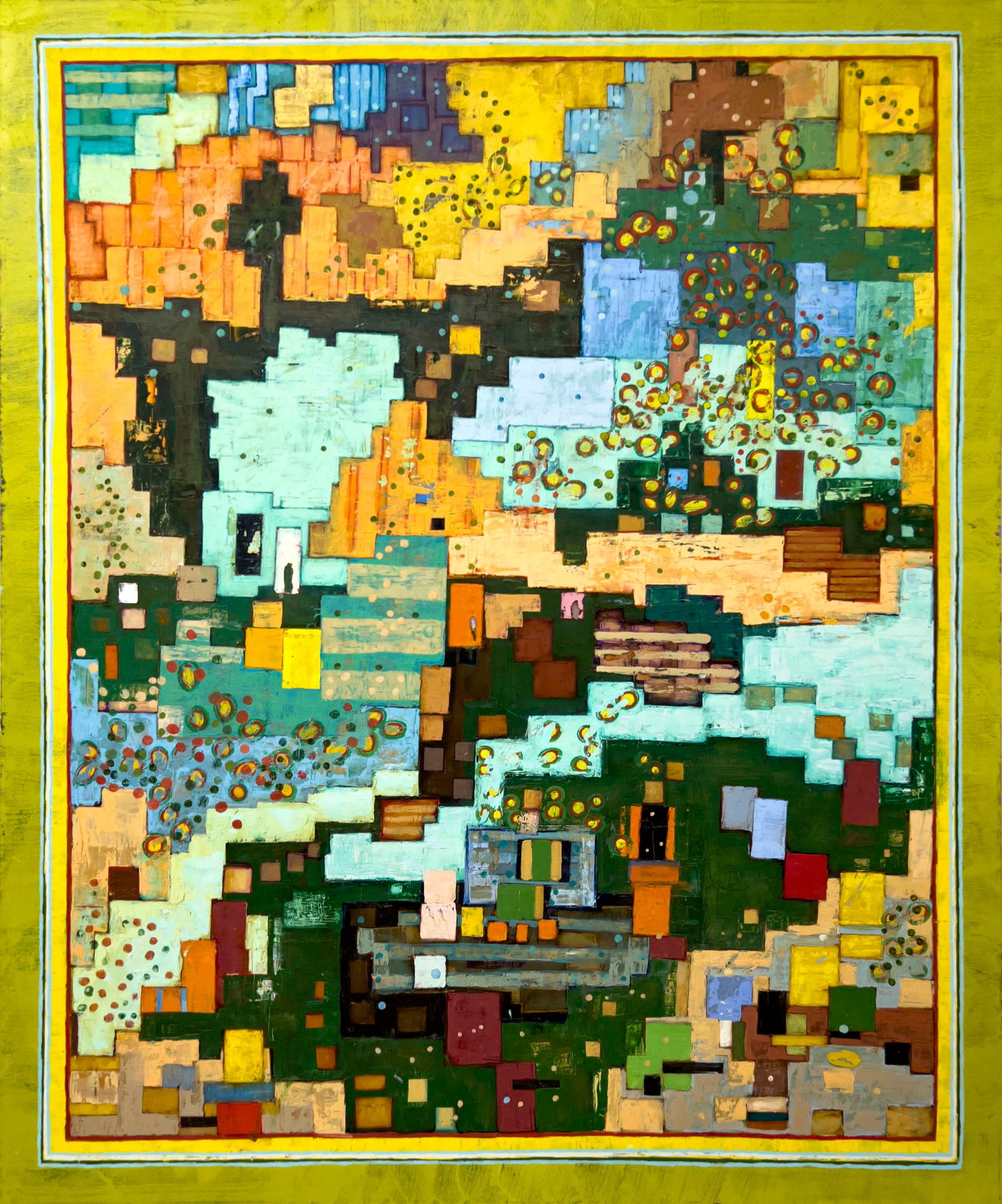 Janet Cooling - Untitled (Yellow Abstract) (1 of 5)