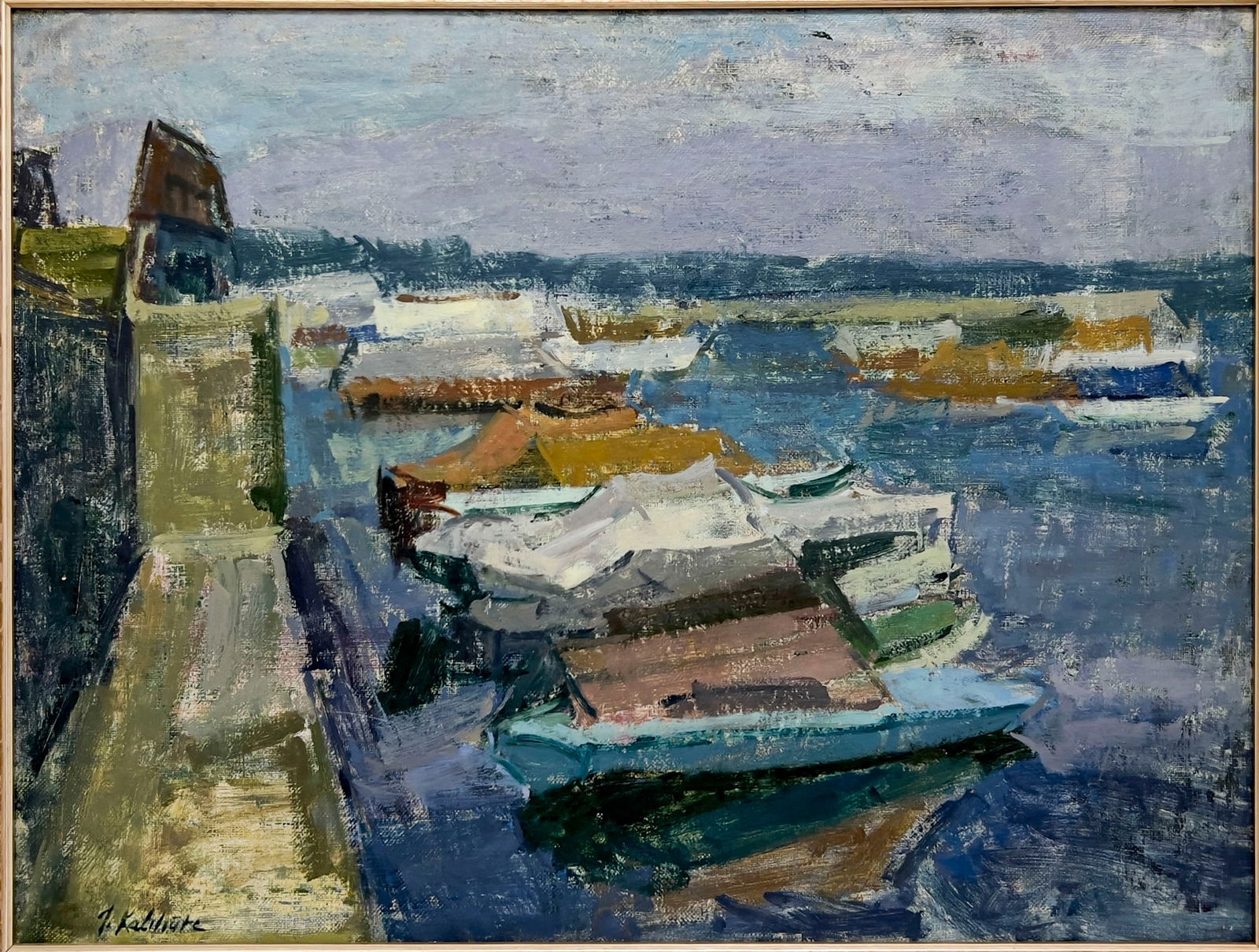 Juzefa Katiliute  - Untitled (Harbor Scene) (1 of 3)
