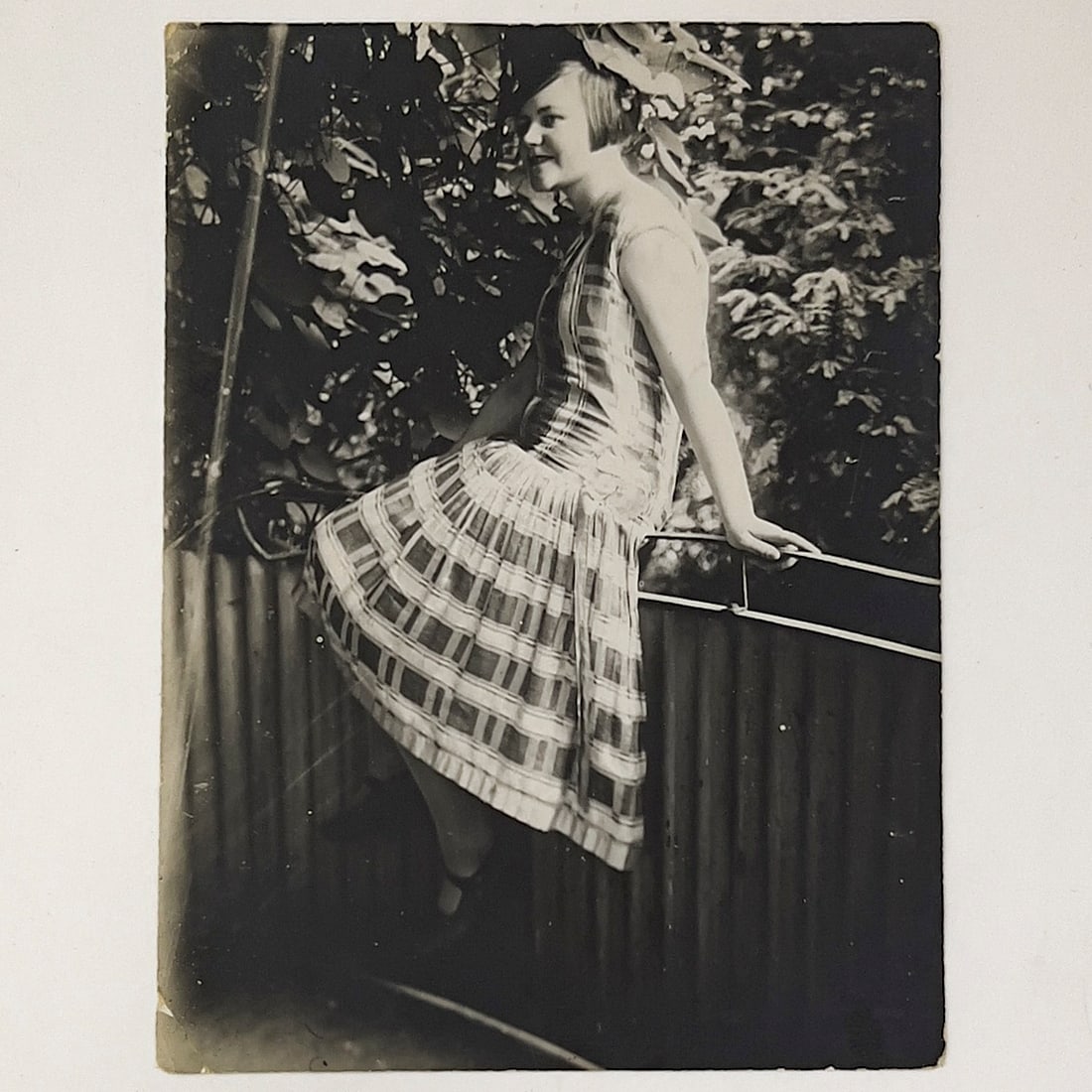 Theodore Lux Feininger - Untitled (Woman on the Fence) (1 of 2)