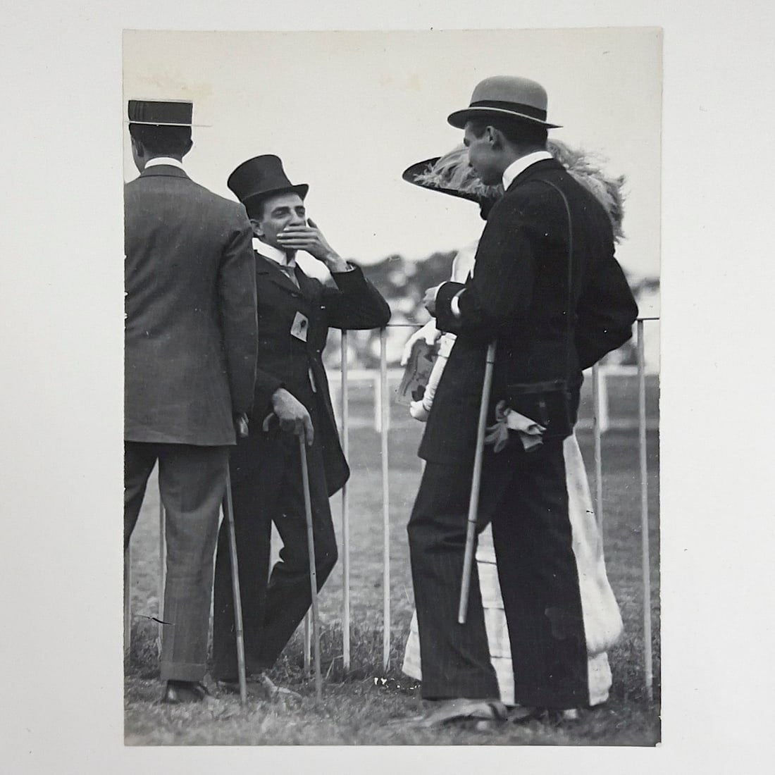 Agustín Casasola - Hippodrome Racetrack: Lot 121 Agustín Casasola Mexican (1874-1938) Hippodrome Racetrack (c. 1910) gelatin silver print credit stamp verso 7 1/2 x 4 3/4 inches unframed Provenance: The Eugene and Dorothy Prakapas Estat