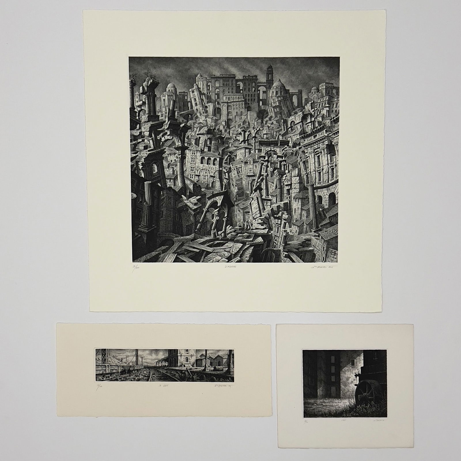 Gerard Trignac - Three Etchings (1 of 2)