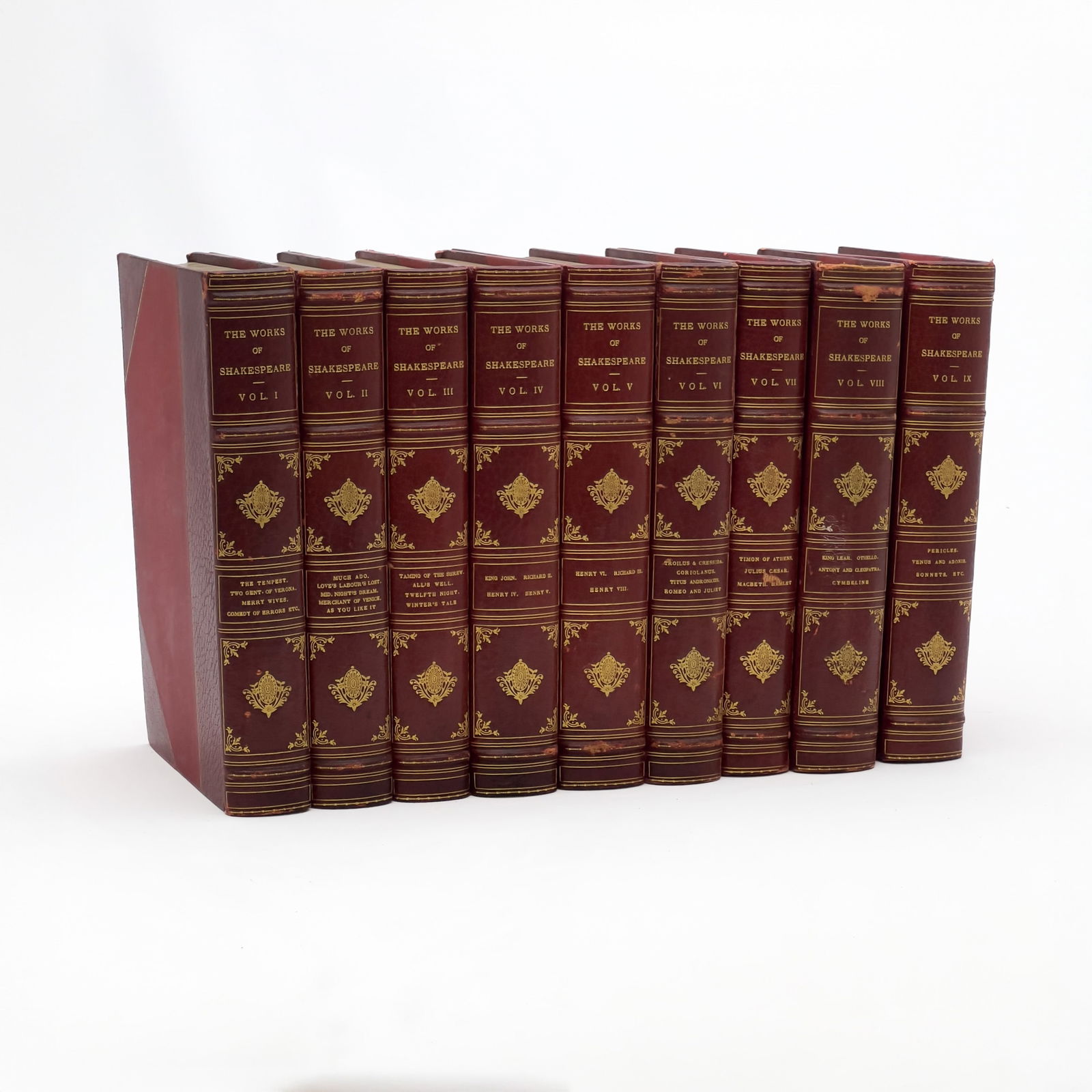 The Works of Shakespeare, 9 Volumes, edited by William Aldis Wright (1 of 3)
