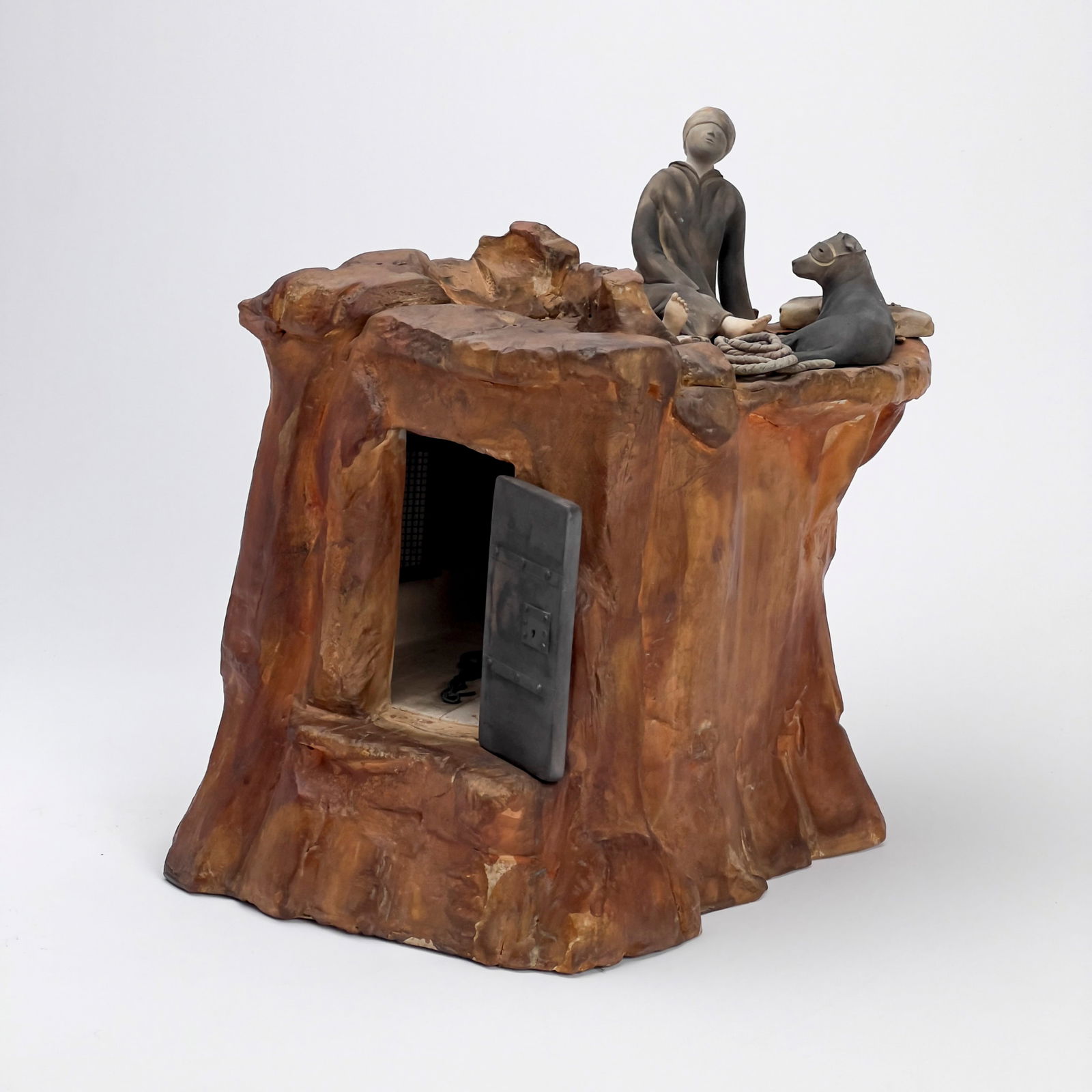 Melissa Zink - Untitled (blindfolded woman with dog) (1 of 7)