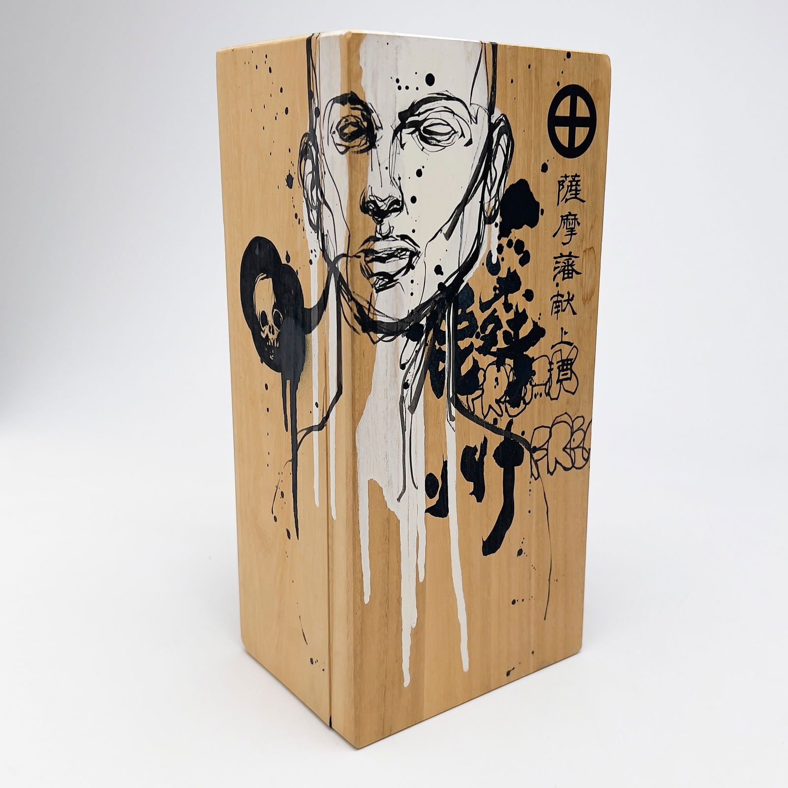 Titi Freak - Wooden Box: Lot 110 Titi Freak Brazilian (b. 1974) Wooden Box (2007) paint on wood signed verso 12 1/4 x 6 x 4 1/2 inches Provenance: From a Private New York Collection