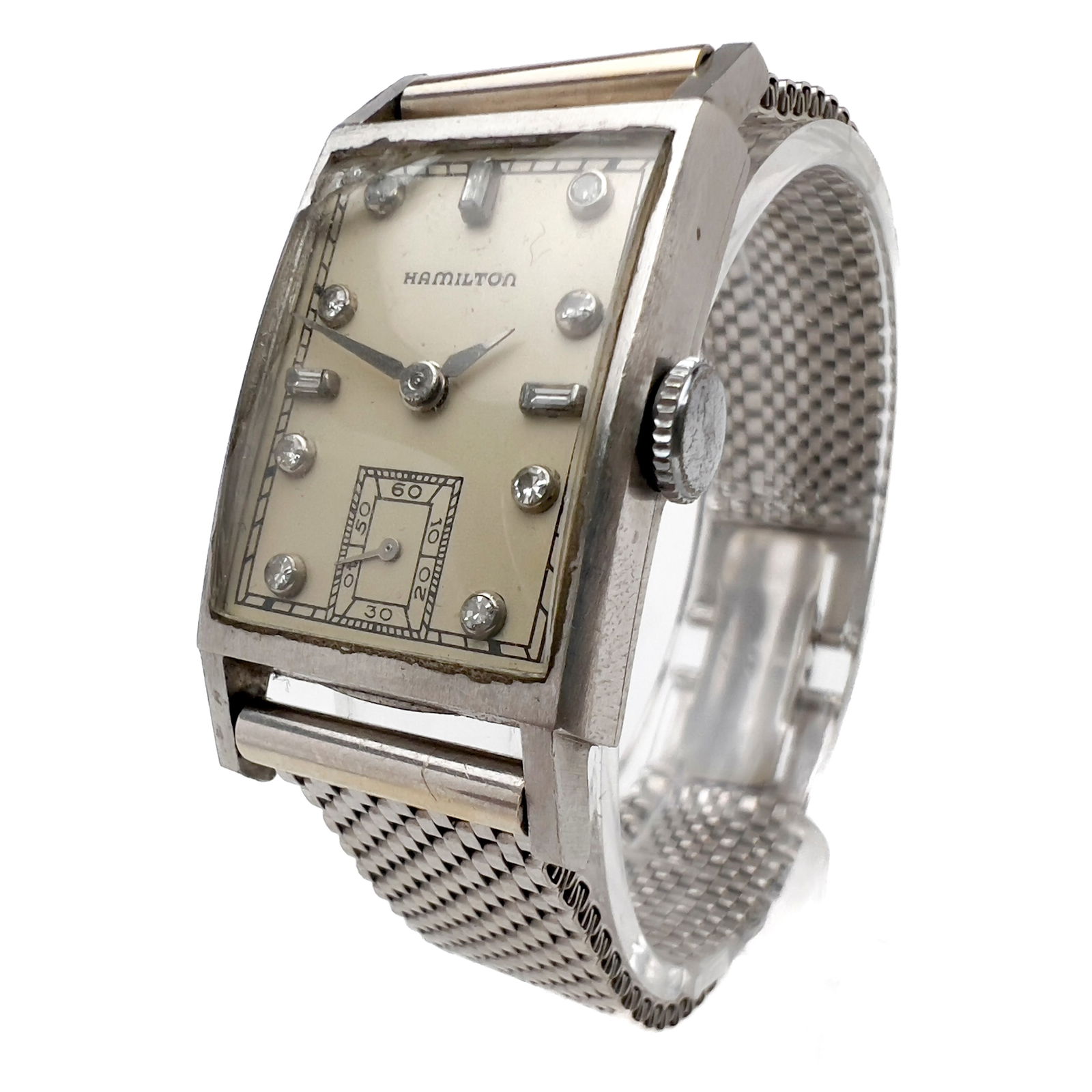 Hamilton Watch & Co - Platinum, Diamond, and White Gold Watch (1 of 5)