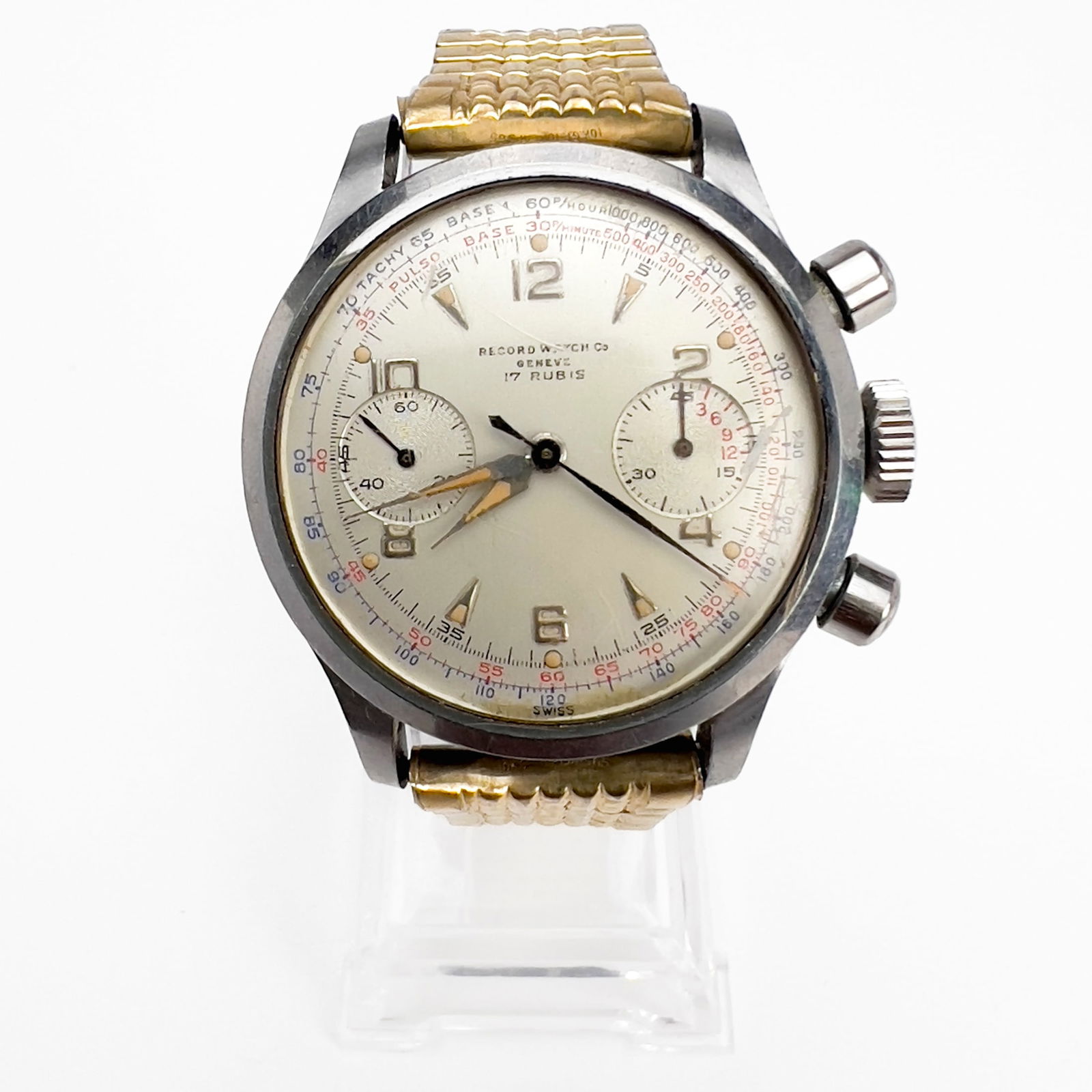 Record Watch Co. Geneve Chronograph Watch (1 of 4)