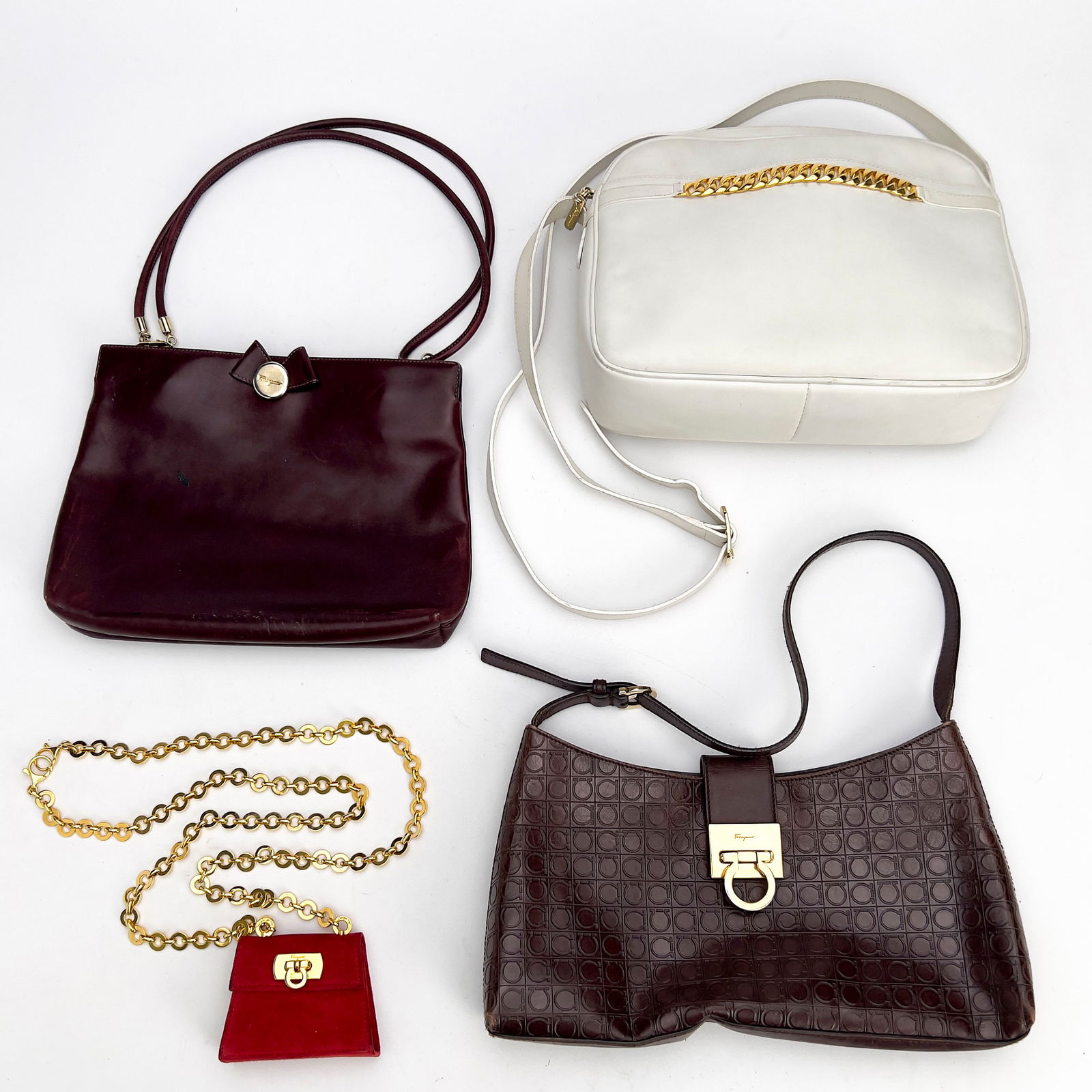 Ferragamo - Shoulder and Cross Body Bags, Group of 4 (1 of 5)