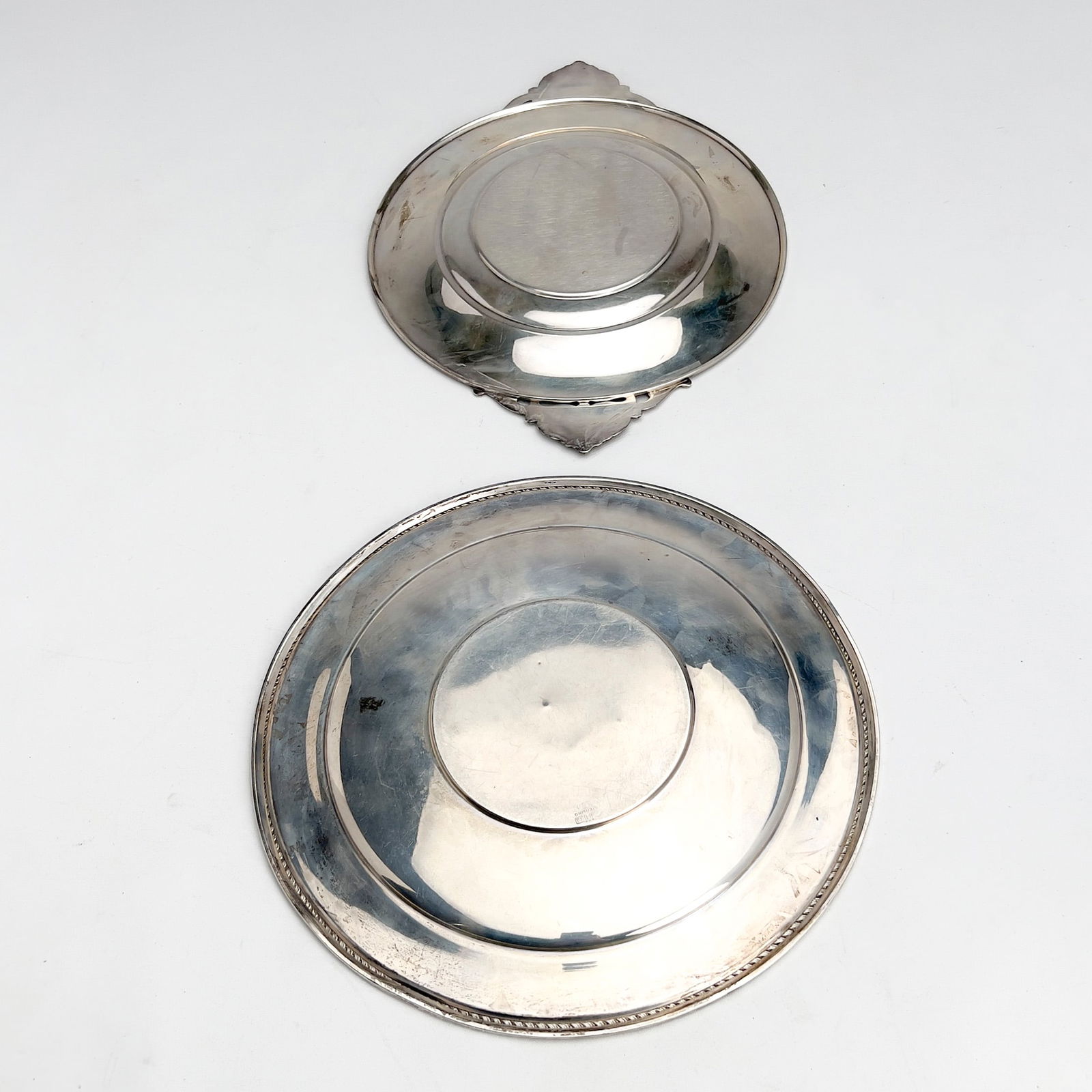 Two Silver Underplates - 3