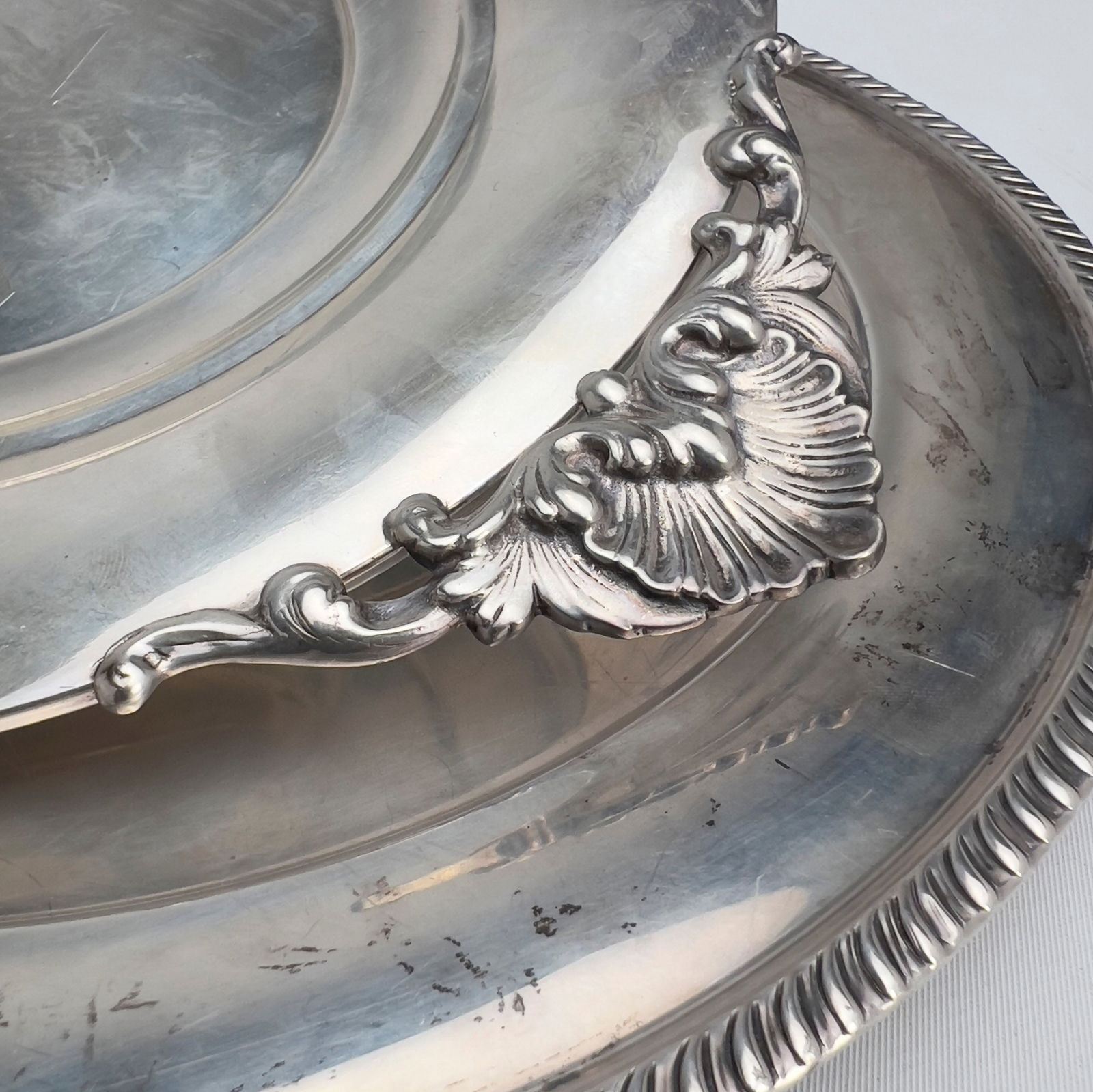 Two Silver Underplates - 5