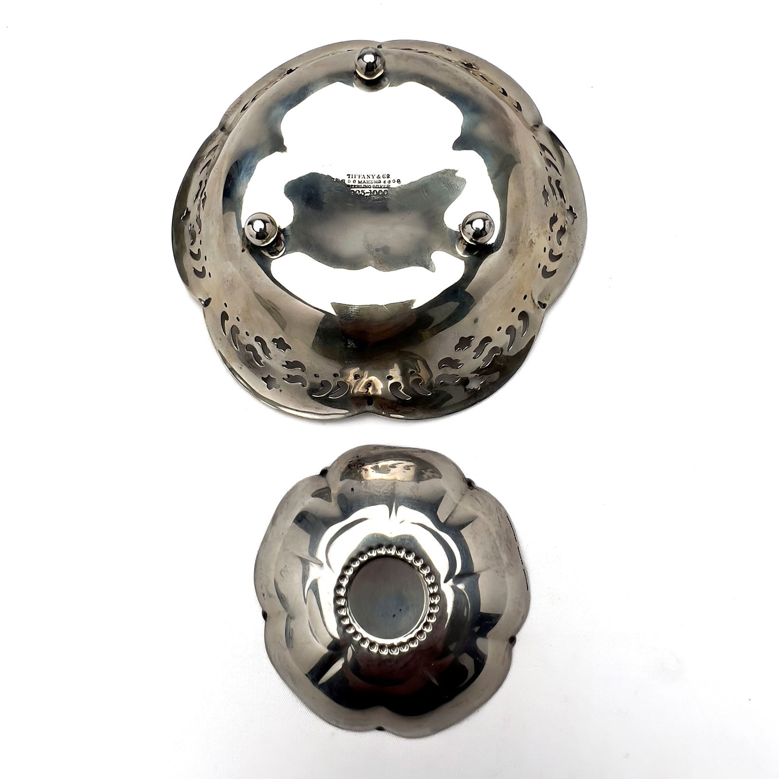 Tiffany & Co. - Two Silver Flower Bowls - 3