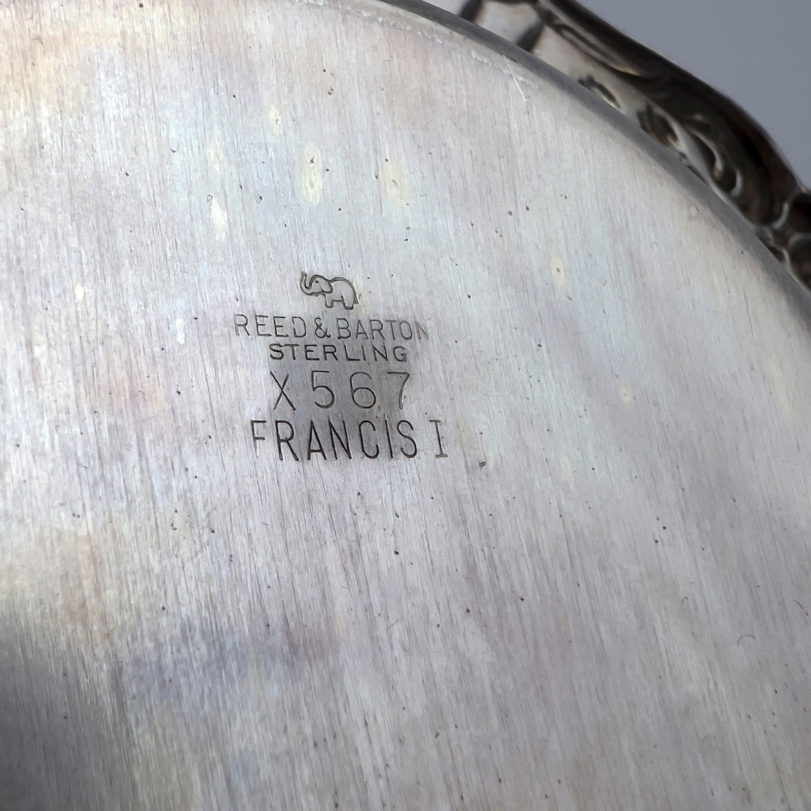 Reed & Barton - Francis I Silver Dish - 5