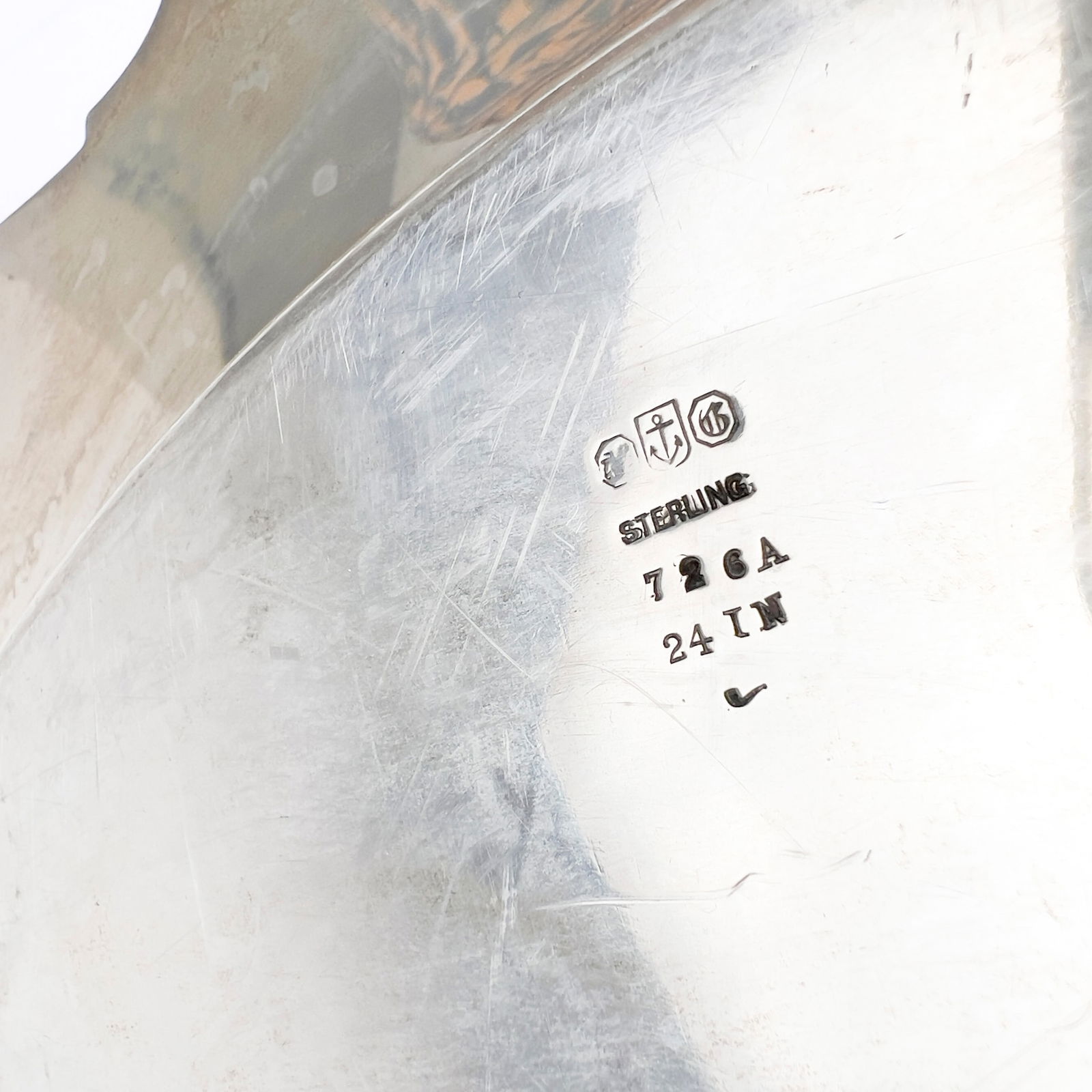 Gorham - Monumental Octagonal Silver Serving Tray - 3