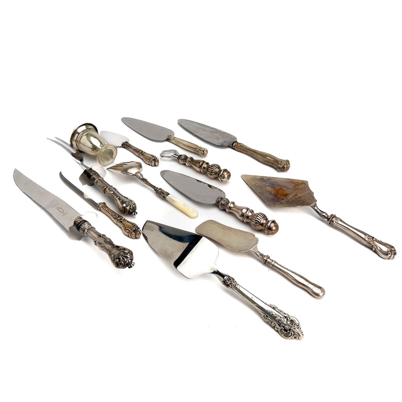 Silver Handled Serviceware Group - 2