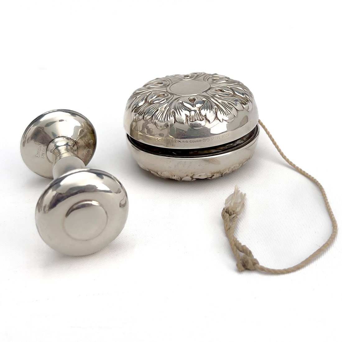 Weighted Silver Tableware and Accessories including Gorham Yo-yo - 3