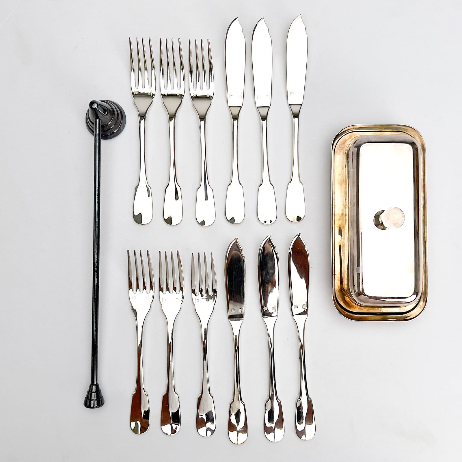Christofle - Silverplate Group including Cluny Flatware (1 of 4)