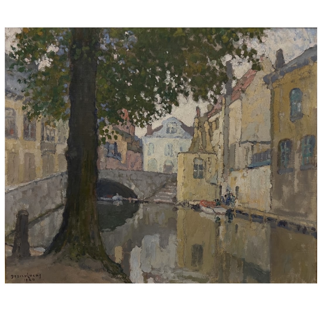 Louis-Marie Désiré-Lucas - Untitled (Canal Scene) (1 of 4)