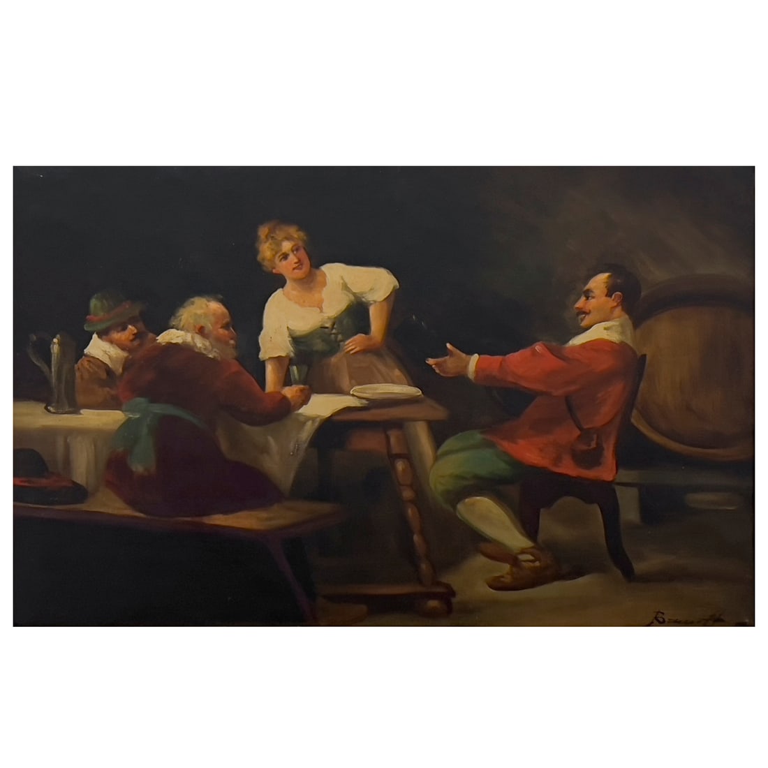 European Genre Painting (Tavern Scene) (1 of 4)