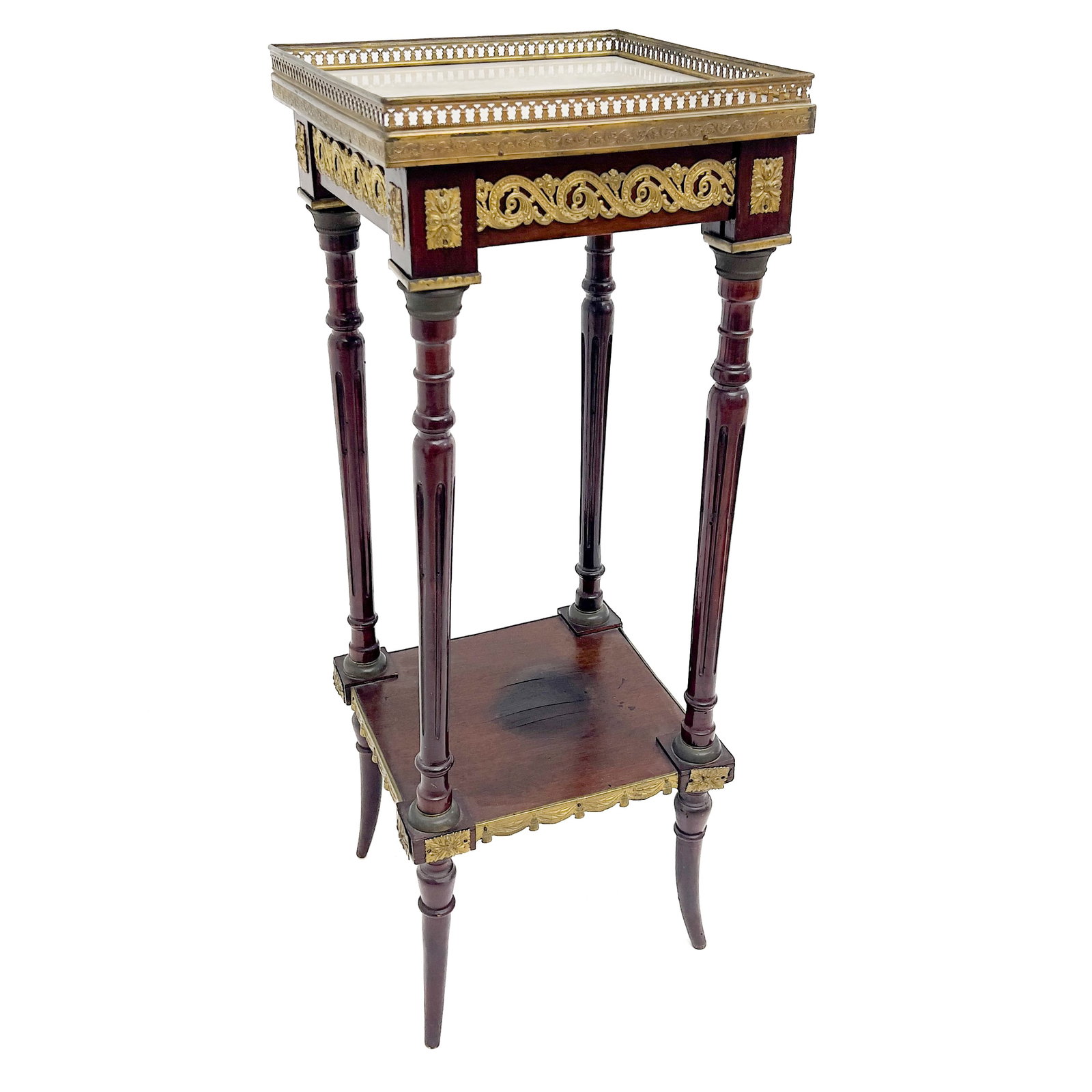 French Louis XVI Revival Style Pedestal Table (1 of 5)