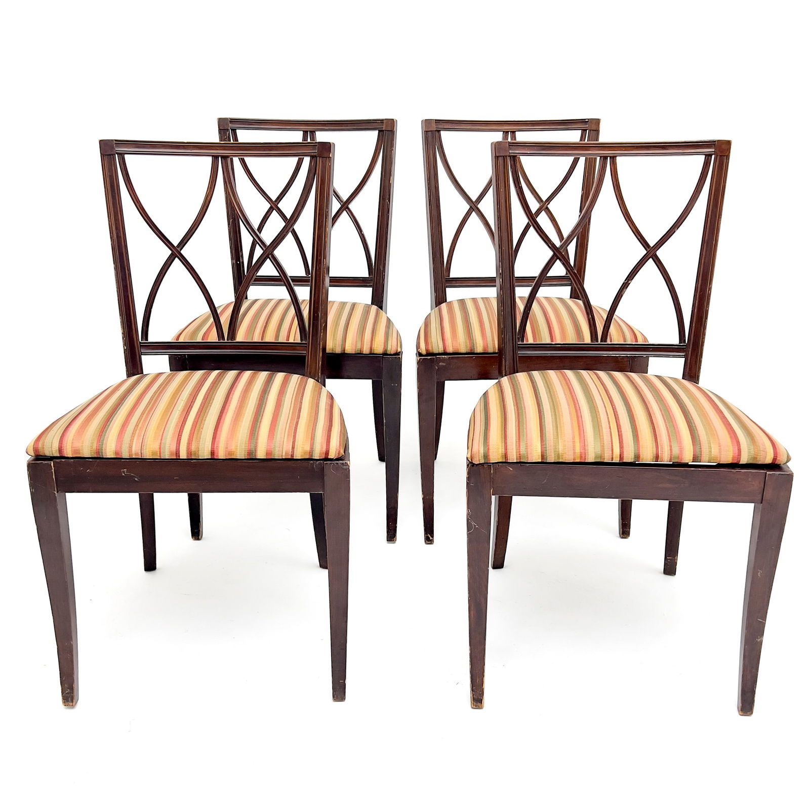 4 Neoclassical Style Dining Chairs (1 of 4)