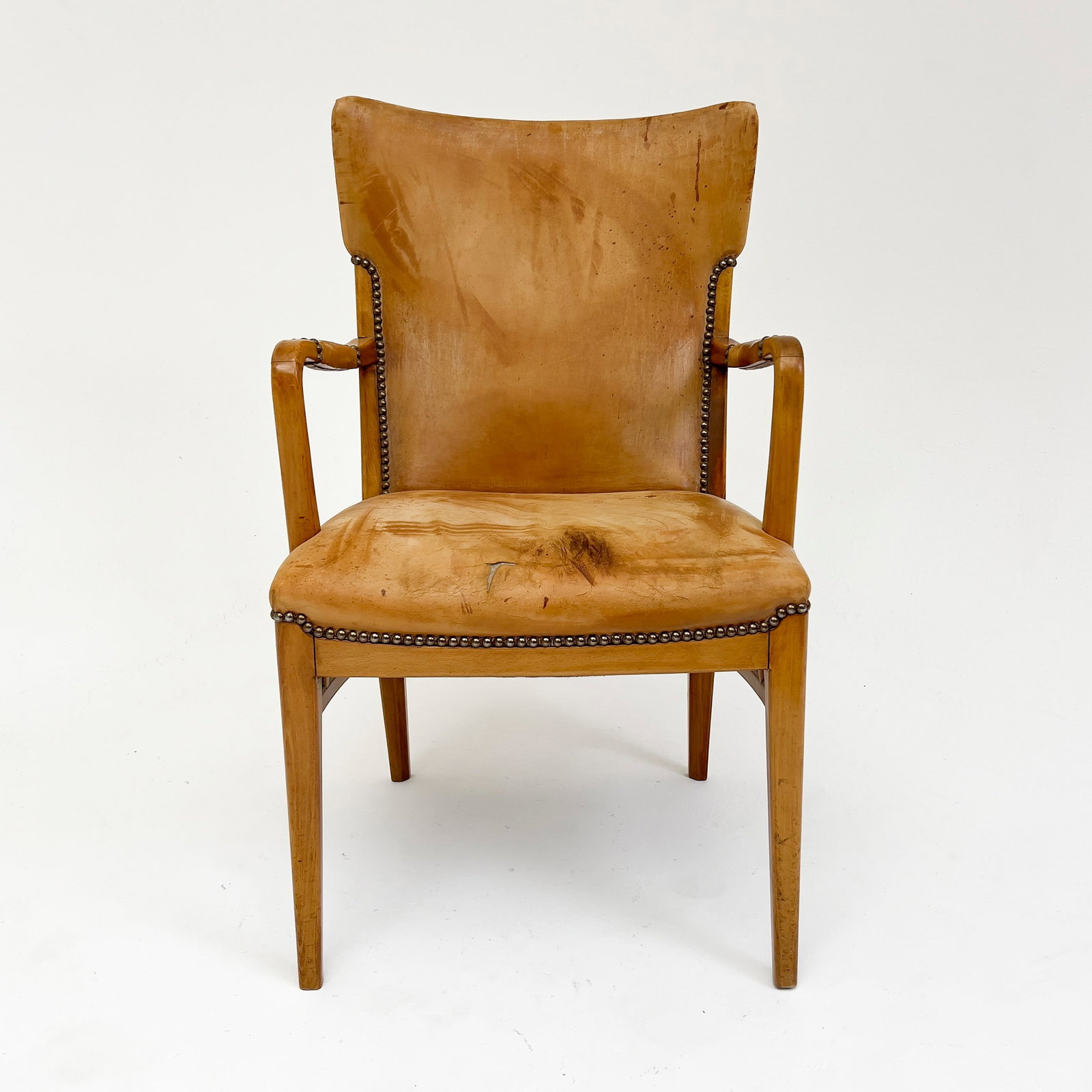 Modernist Leather Armchair (1 of 5)