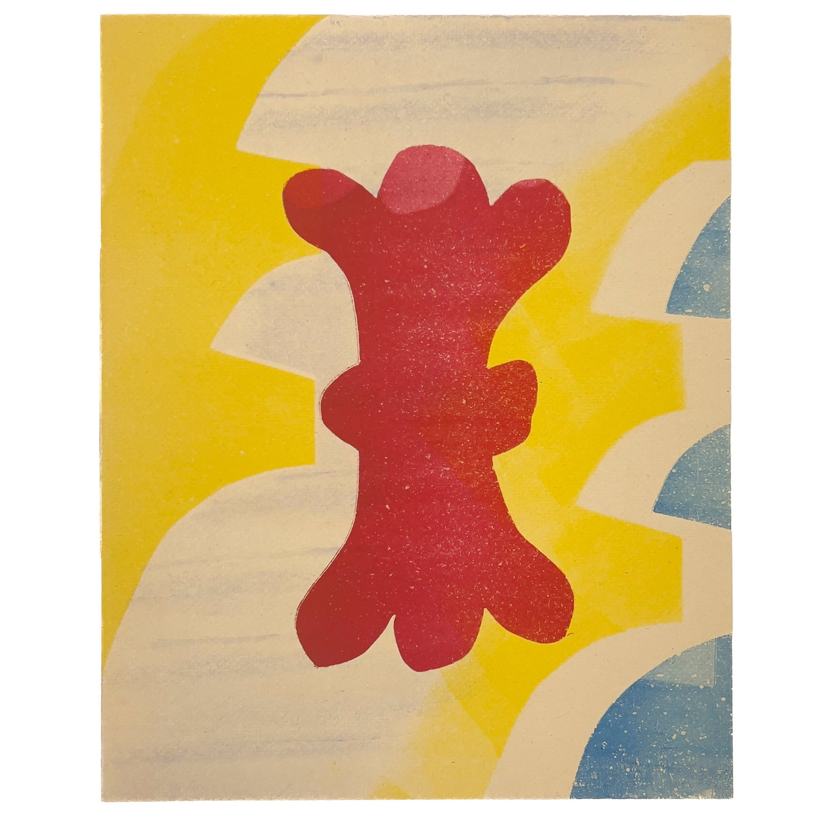 Hendrik Nicolaas Werkman - Holland: Lot 30 Hendrik Nicolaas Werkman Dutch (1882-1945) Holland (1942) stencil and inkrool 4 page booklet, stencil and inkroll, printed in colors, from the edition of 120 10 3/4 x 8 1/2 inches unframed 